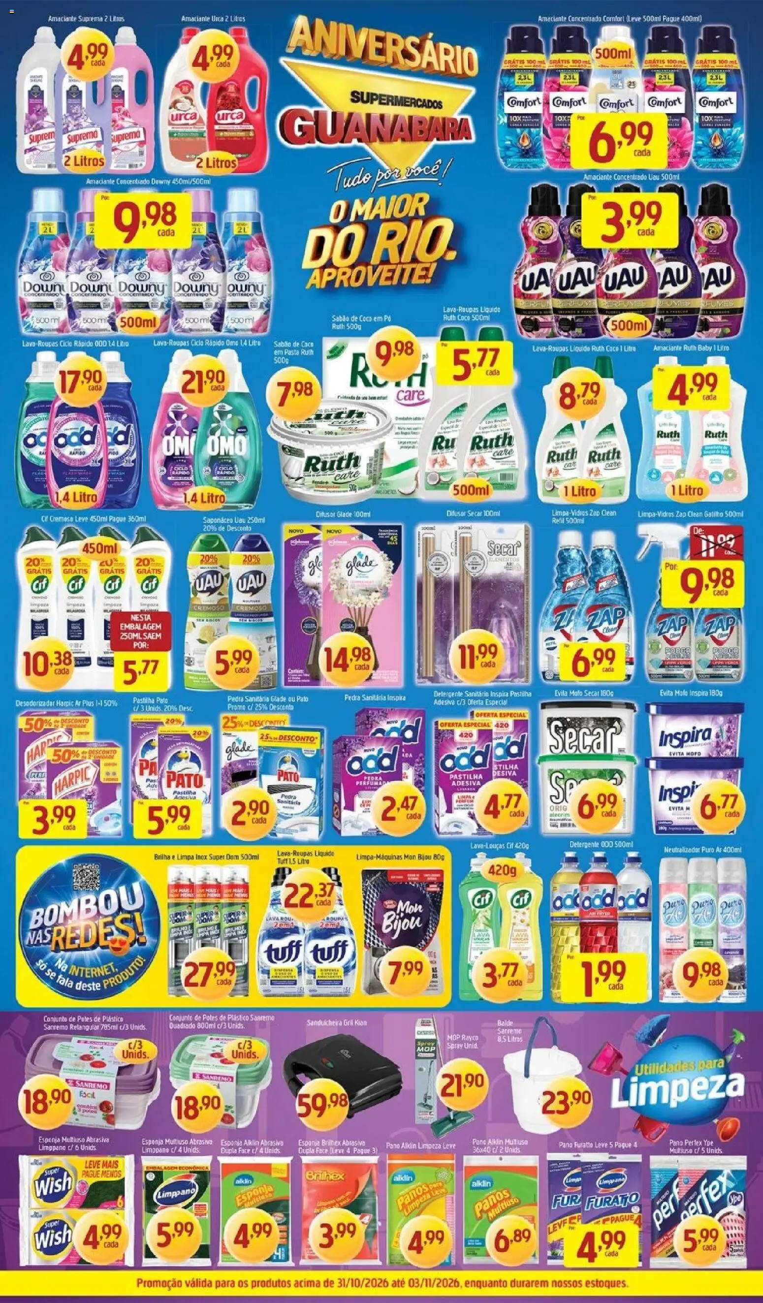 Supermercados Guanabara Folheto - válido de 31/10/2026 | Página: 11