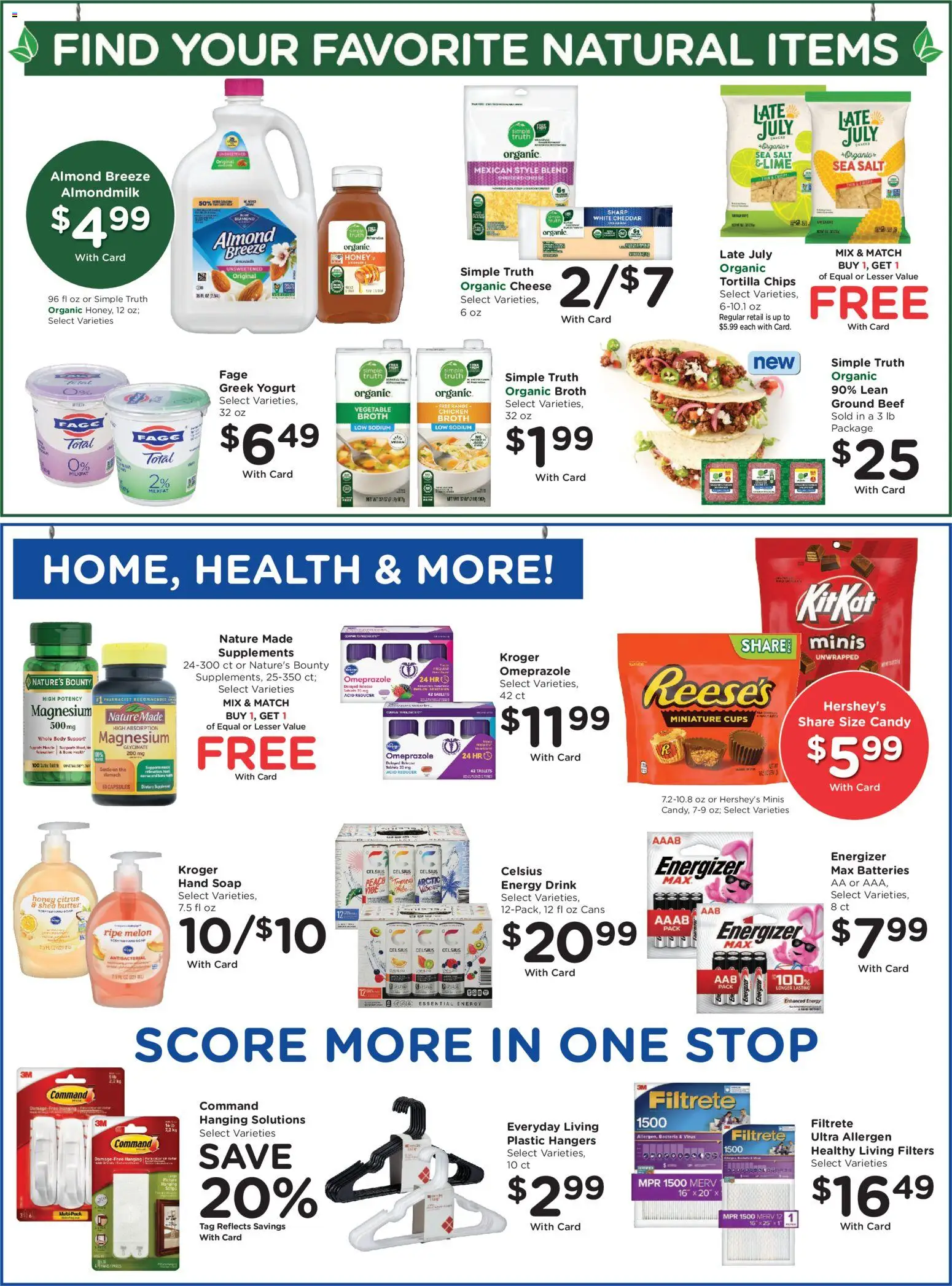 Fred Meyer Weekly Ad - valid from 08/19/2026 | Page: 9 | Products: Butter, Beef, Tortilla chips, Ground beef