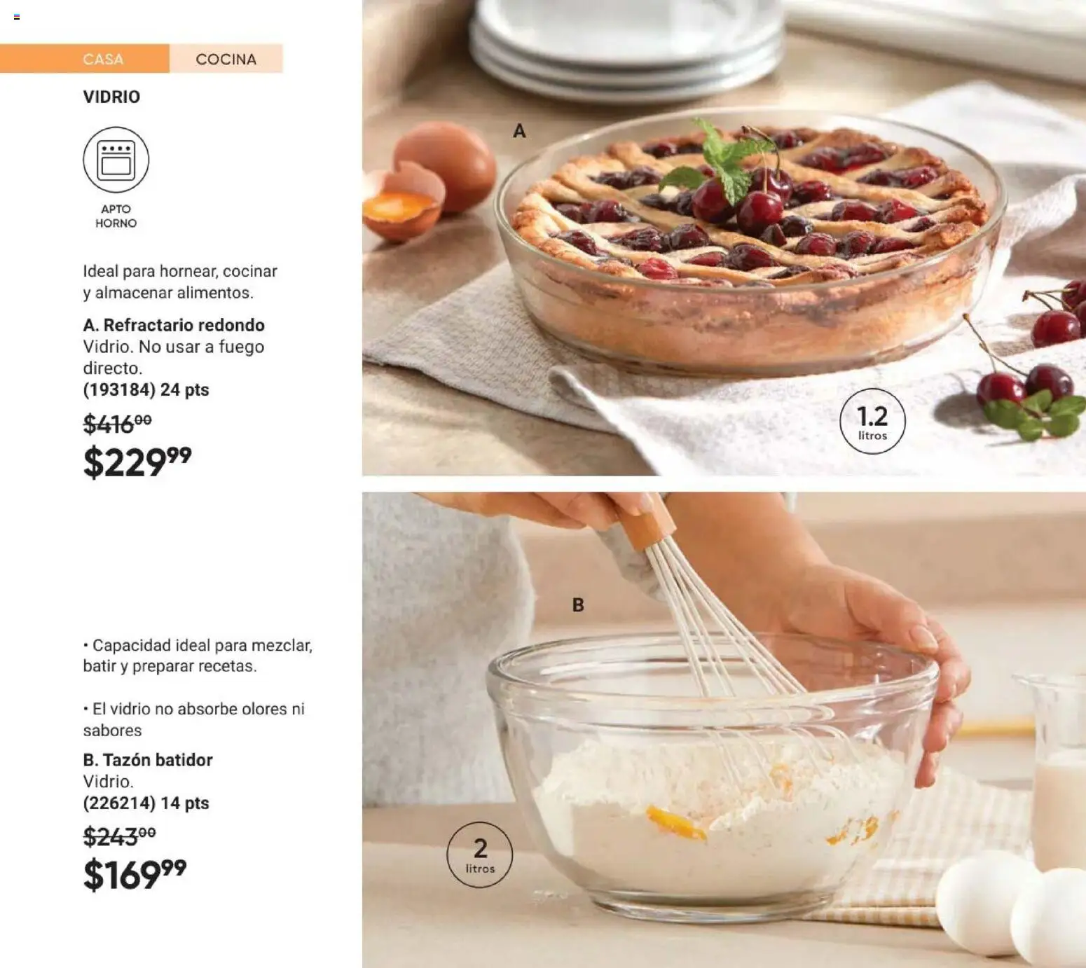 Nuevas ofertas de AVON válidas en toda la República Mexicana desde el 02.04.2026. ¡Encuentra las mejores ofertas en AVON Casa & Estilo 6 2026! | Página: 64 | Productos: Horno, Cocina, Batidor, Bowl