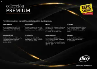 Vista previa de Muebles Dico catálogo Colección Premium, nuevo folleto de la tienda, válido en México a partir del 01/08/2026 | Página: 74 | Productos: Planta