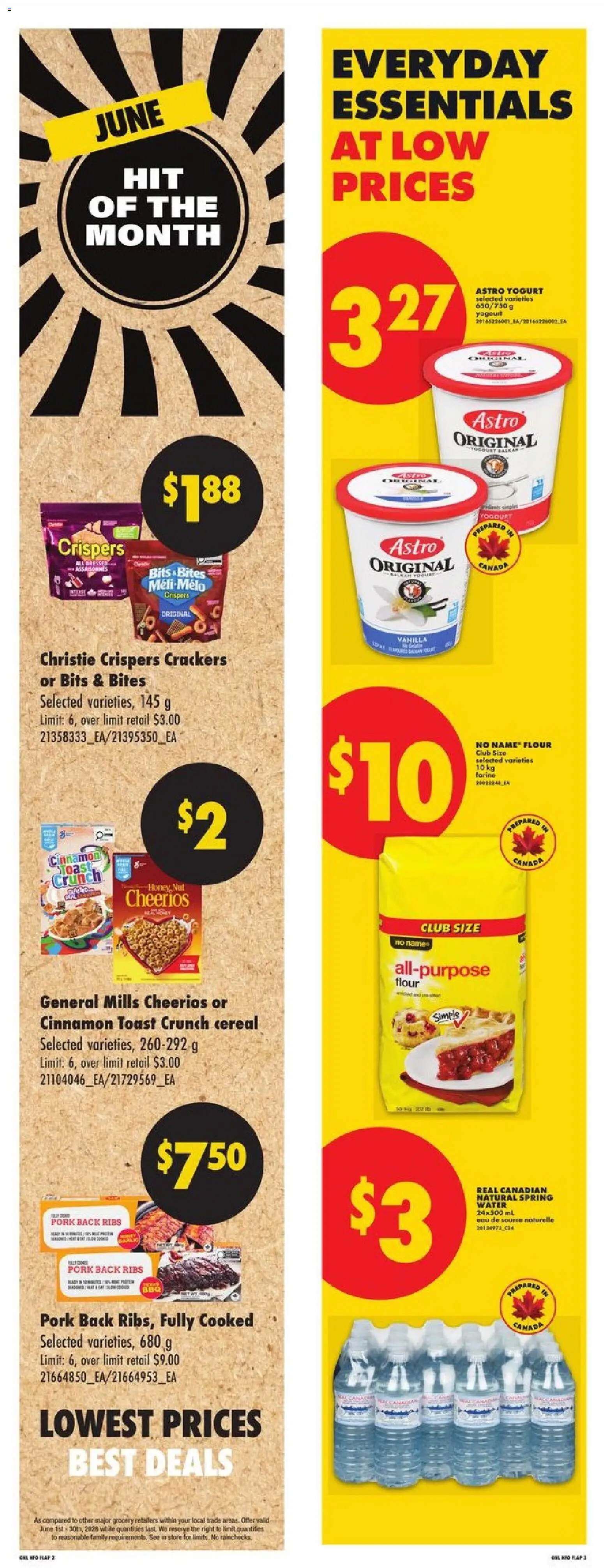 No Frills flyer valid from 11.06.2026 | Page: 5 | Products: Yogurt, Pork