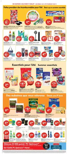 Preview of Pharmaprix weekly flyer / circulaire from shop Pharmaprix valid from Jul 3, 2026 | Page: 6 | Products: Chips, PC, Milk, Chocolate