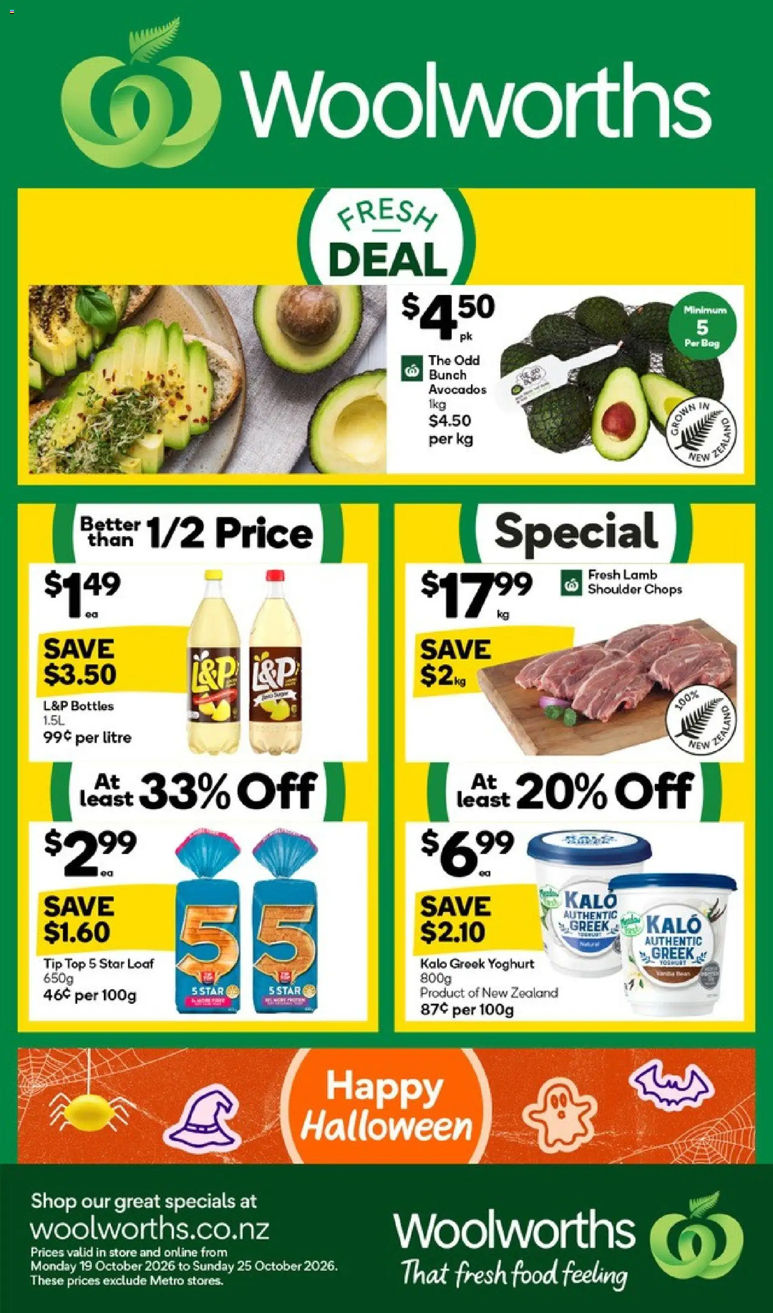 Woolworths catalogue from 19 Oct 2026 | Page: 1