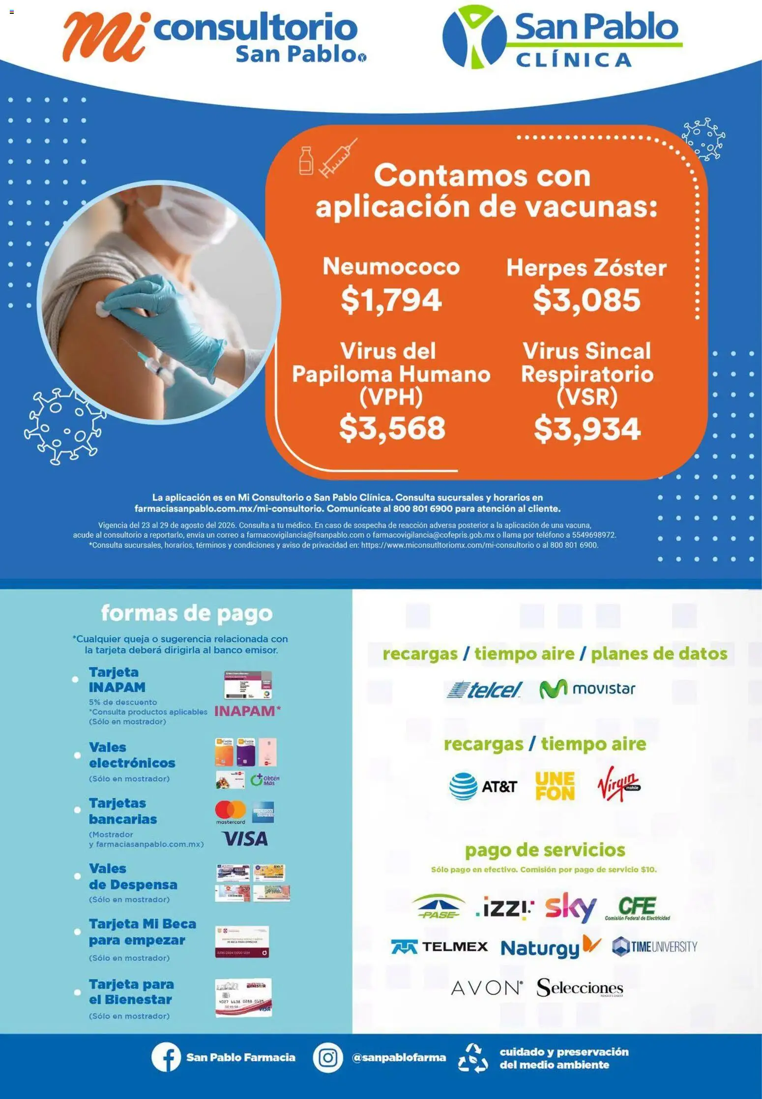 Nuevas ofertas de Farmacia San Pablo válidas en toda la República Mexicana desde el 23/08/2026. ¡Encuentra las mejores ofertas en Farmacia San Pablo catálogo! | Página: 16