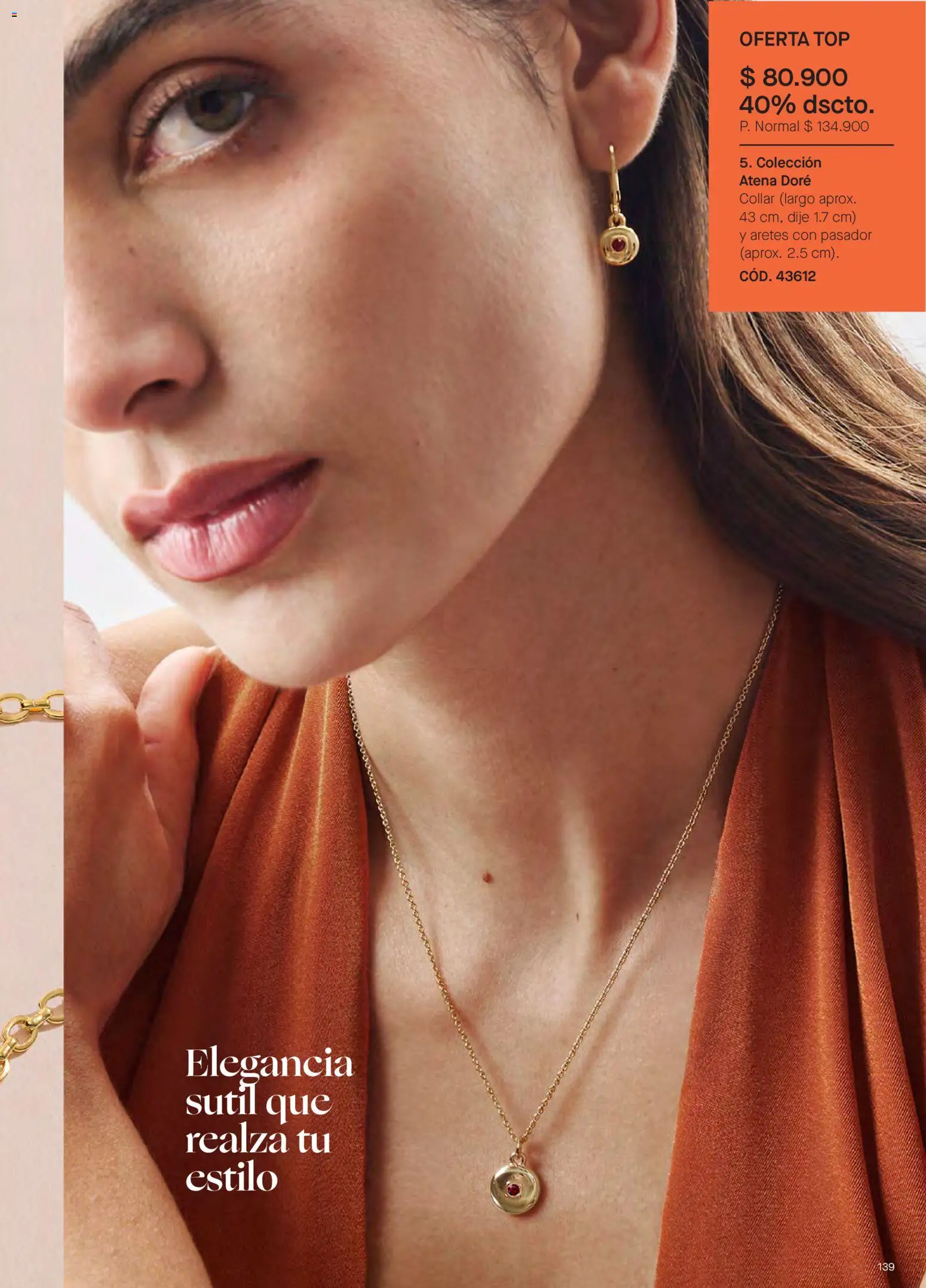 Yanbal revista - valida desde el 23.05.2026 | Página: 139 | Productos: Aretes, Top, Collar, Dije