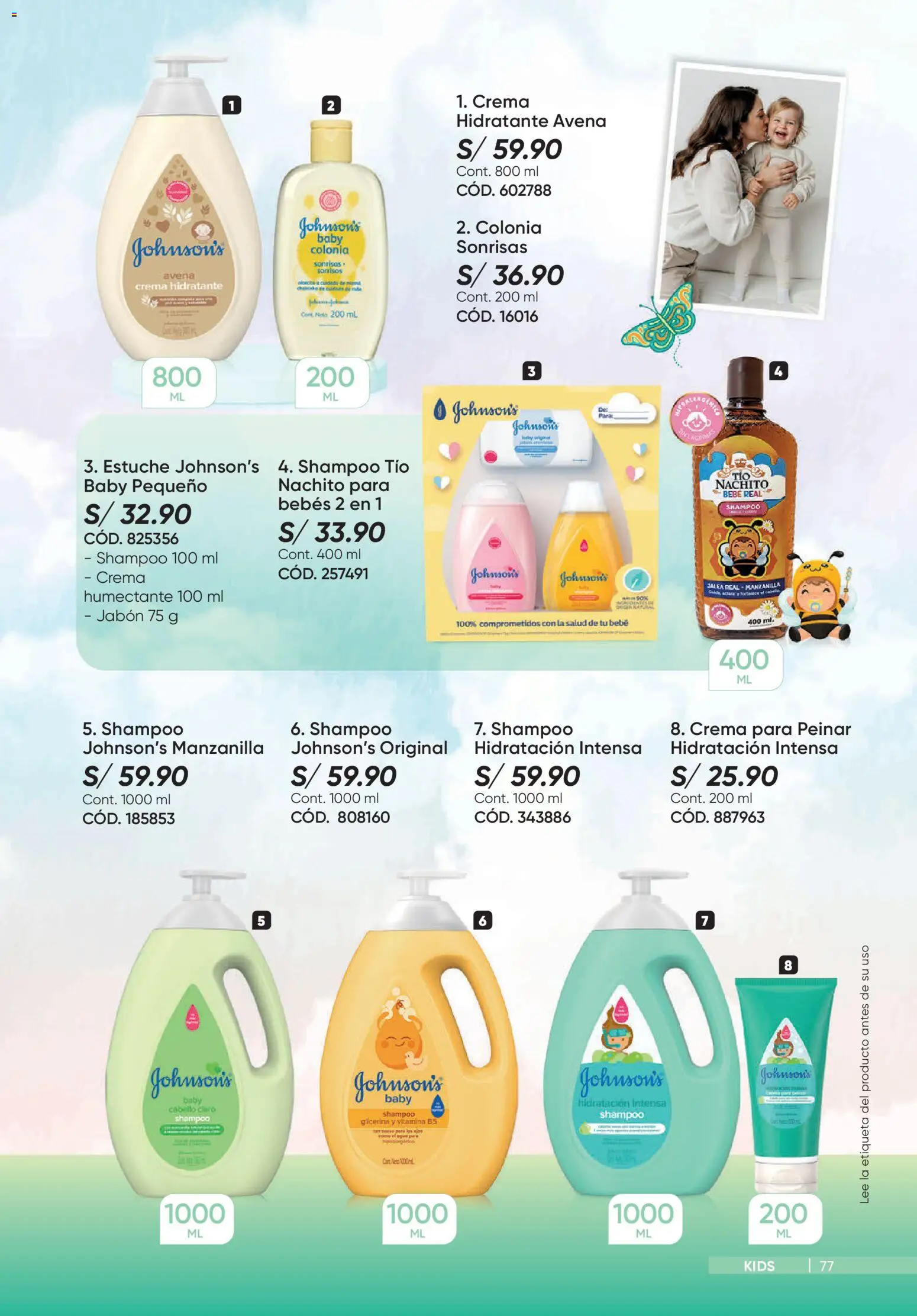 Catálogo Azzorti válido desde 31/08/2026 | Página: 77 | Productos: Shampoo, Jabón, Crema, Avena