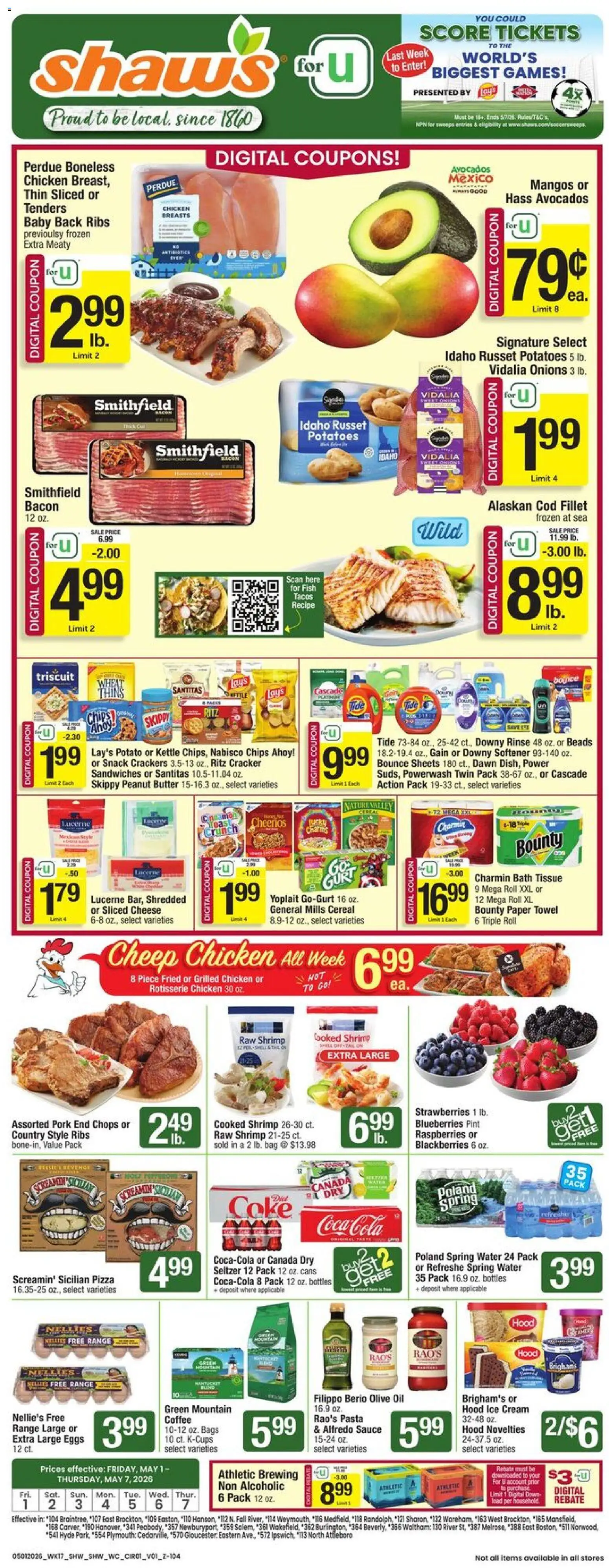 The new Shaw's flyer is now online. See all May offers on your mobile and save! | United States