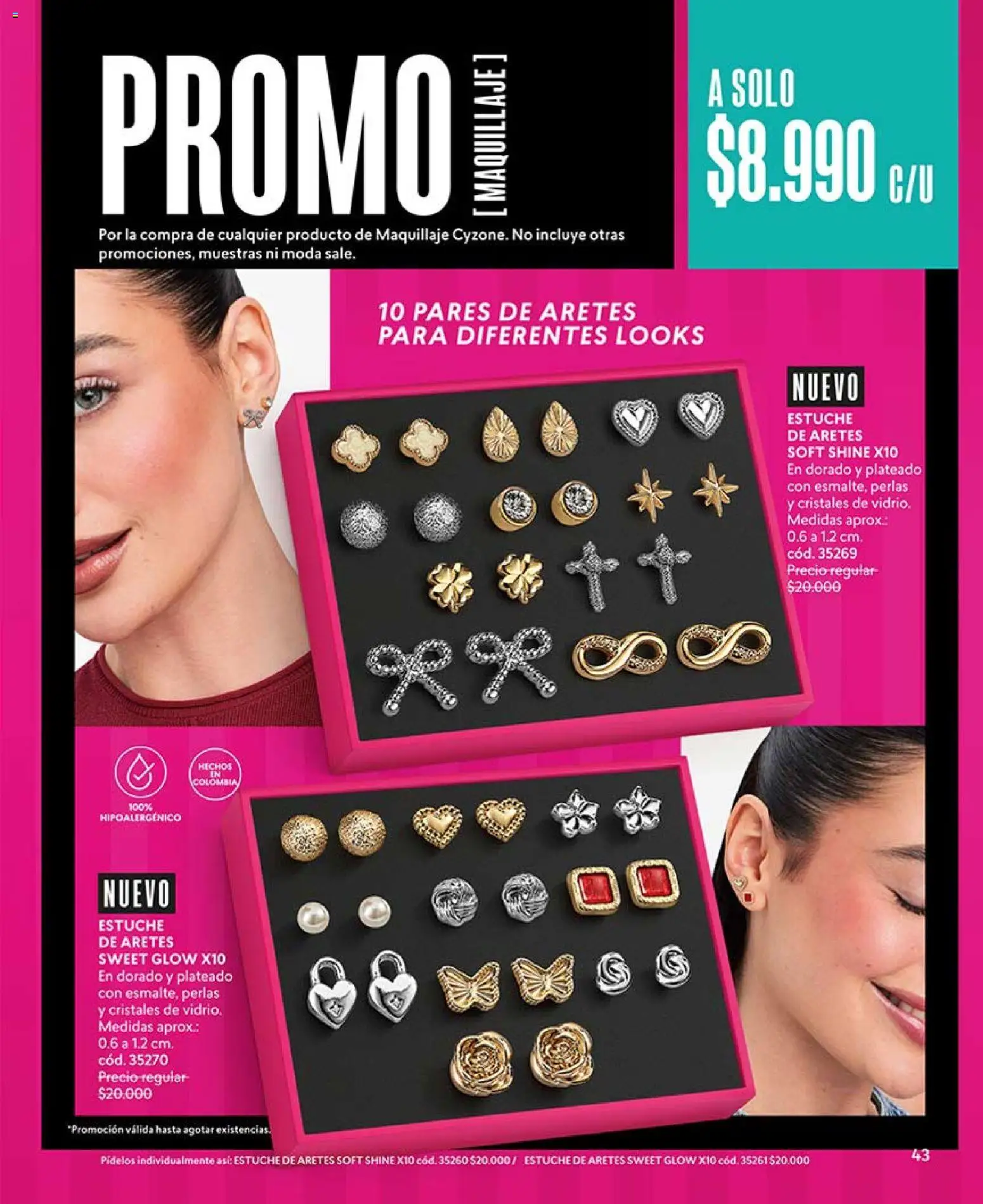 Catálogo CyZone Campaña 6 │ válido desde el 31.03.2026 | Página: 43 | Productos: Estuche, Maquillaje