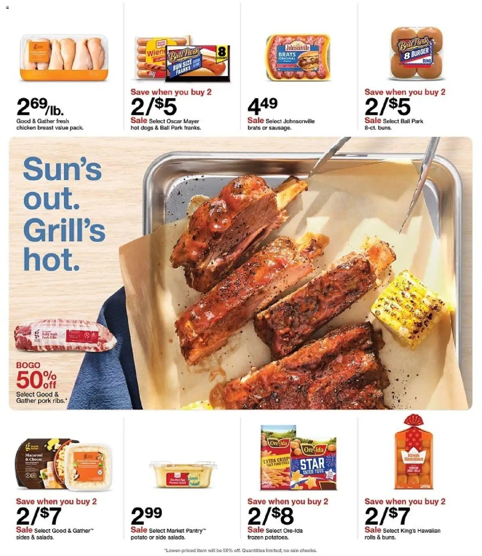 Target Weekly Ad - valid from 06/28/2026 | Page: 9 | Products: Pork, Hot Dogs