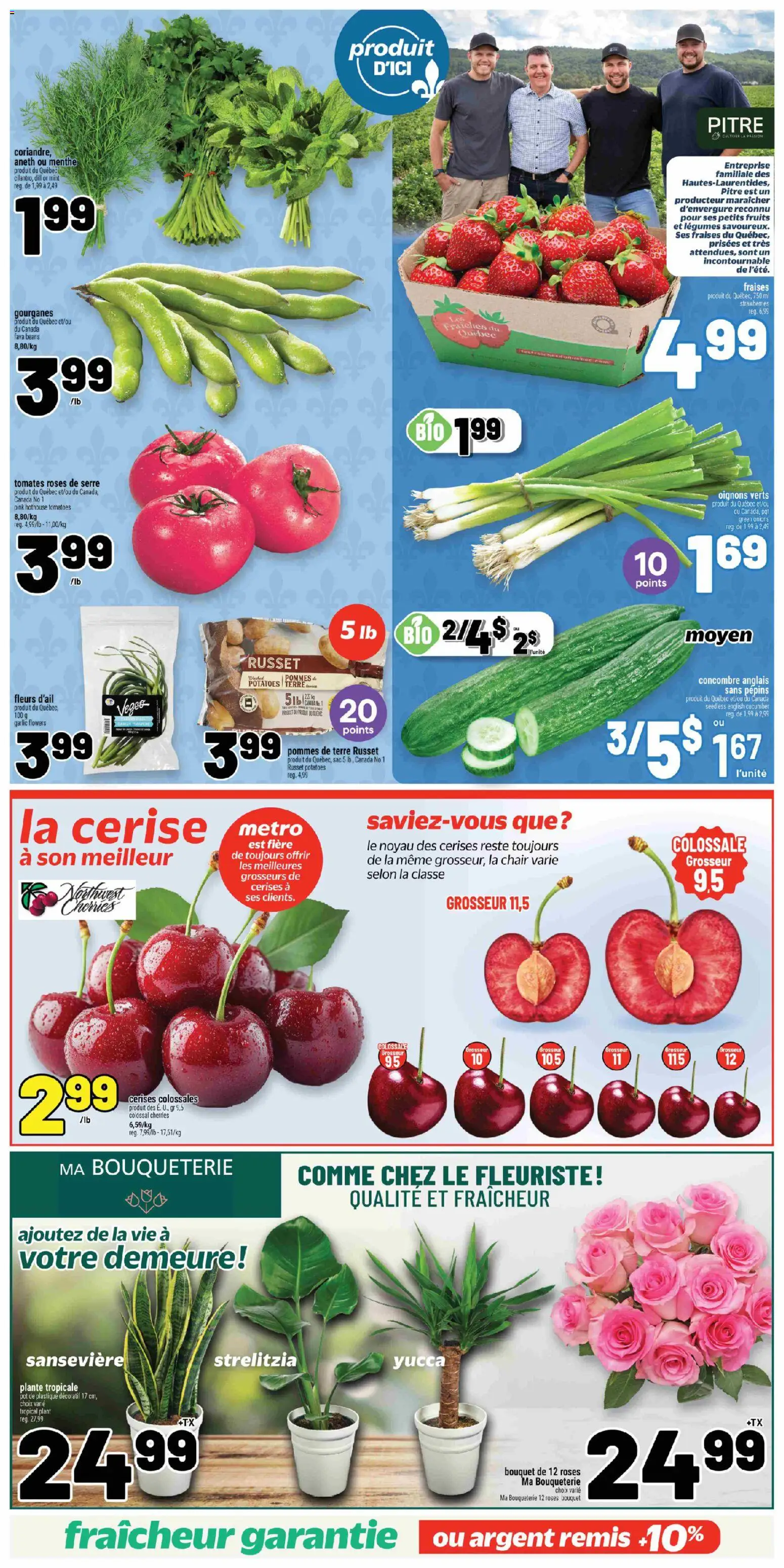 Metro flyer valid from Jul 2, 2026 | Page: 6 | Products: Strawberries, Potatoes, Chair, Tomatoes