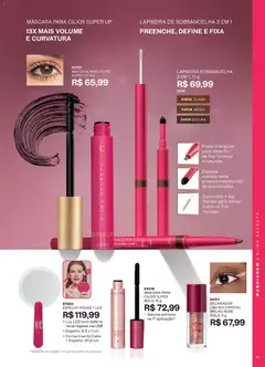 Eudora - Revista 13/2026 - Pré-Visualização do folheto da loja Eudora, válido de 26/08/2026 | Página: 74 | Produtos: Maquiagem, Delineador, Lapiseira, Cabo