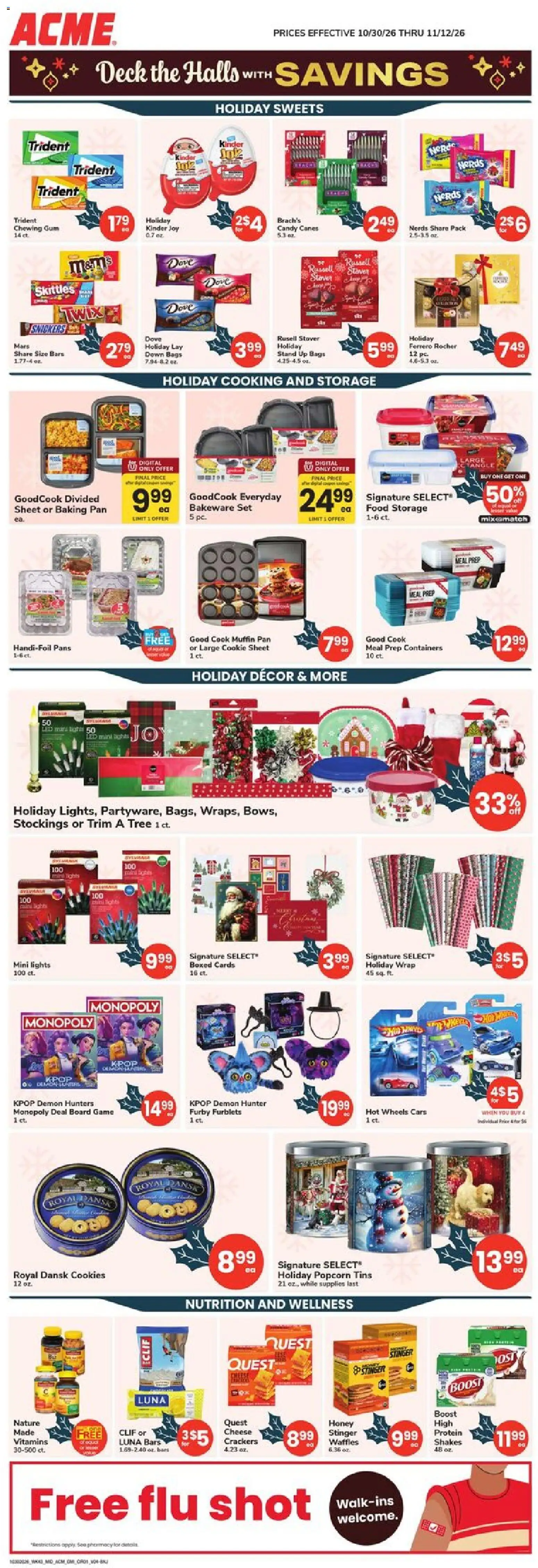 Acme Ad - valid from 10/30/2026 | Page: 1