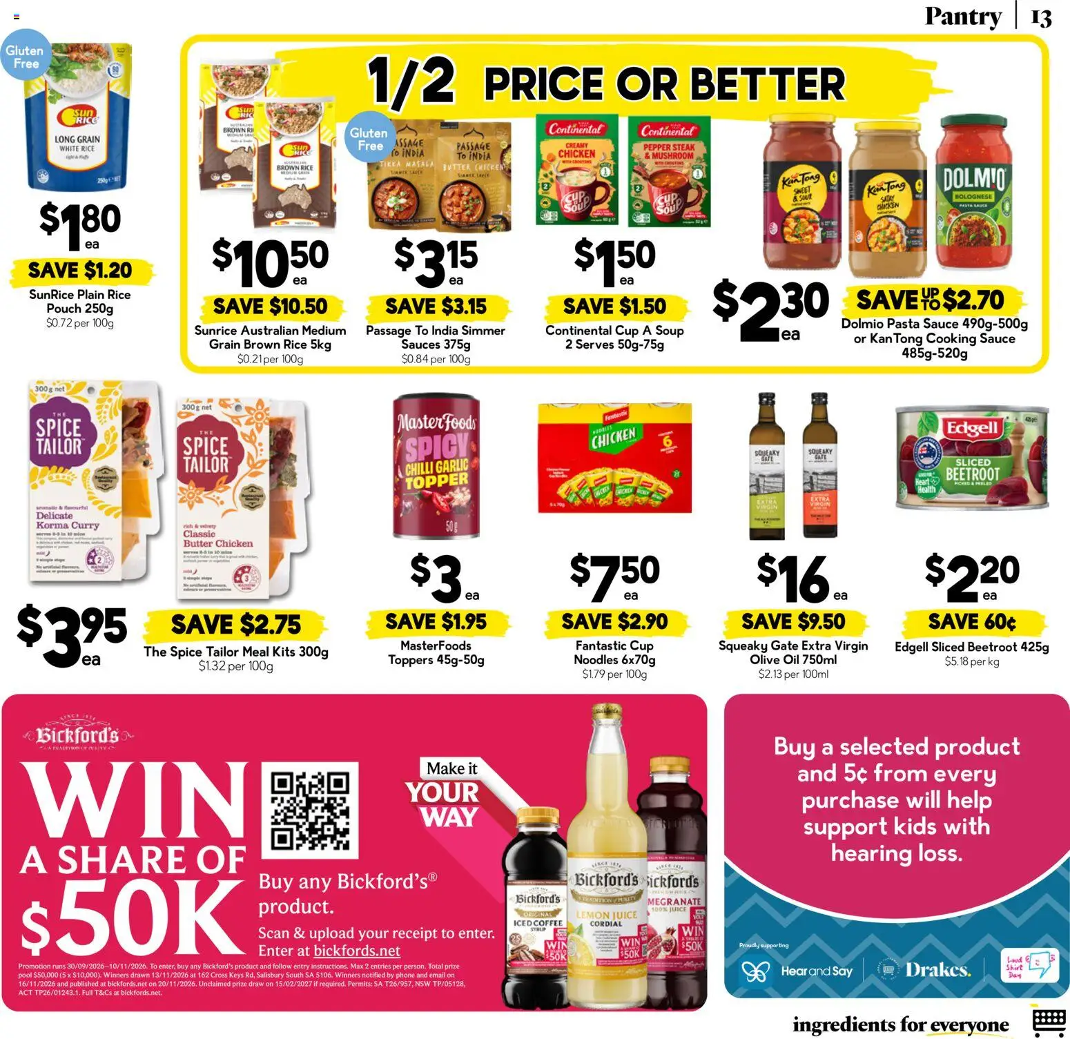 Drakes catalogue - valid from 30/09/2026 | Page: 13 | Products: Butter, Chicken, Lemon, Lemon juice