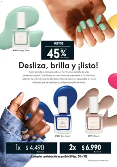 Oriflame catálogo válido desde el 19.06.2026 | Página: 30 | Productos: Brillo, Esmalte de uñas