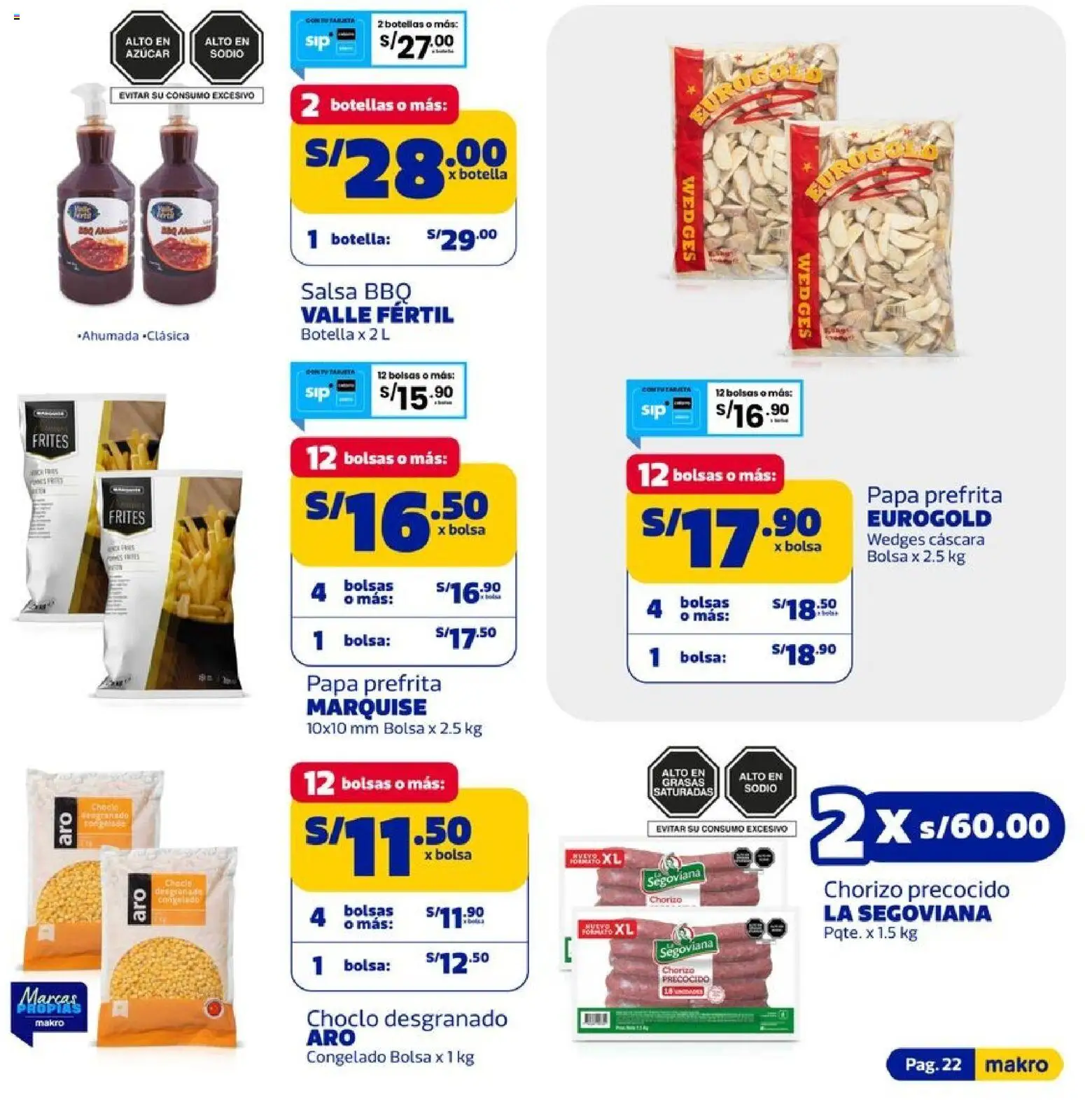 Catálogo Makro válido desde 04.06.2026 | Página: 22 | Productos: Bolsa