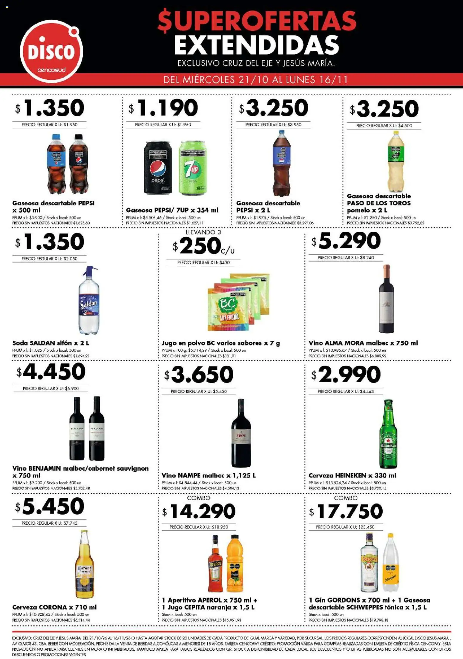 Disco - Superofertas Extendidas │ válido desde el 21/10/2026 | Página: 3