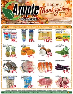 Preview of Ample Food Market weekly flyer / circulaire from shop Ample Food Market valid from Oct 9, 2026