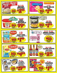 Preview of Ollie's weekly ads valid from 07/09/2026 | Page: 3 | Products: Beef, Pineapple, Potatoes, Mango
