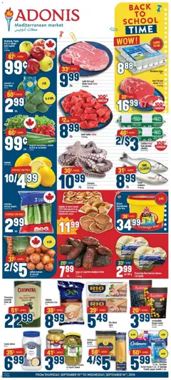Preview of Adonis weekly flyer from shop Adonis valid from Sep 10, 2026