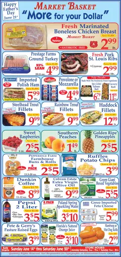 Preview of Market Basket weekly ads valid from 14.06.2026