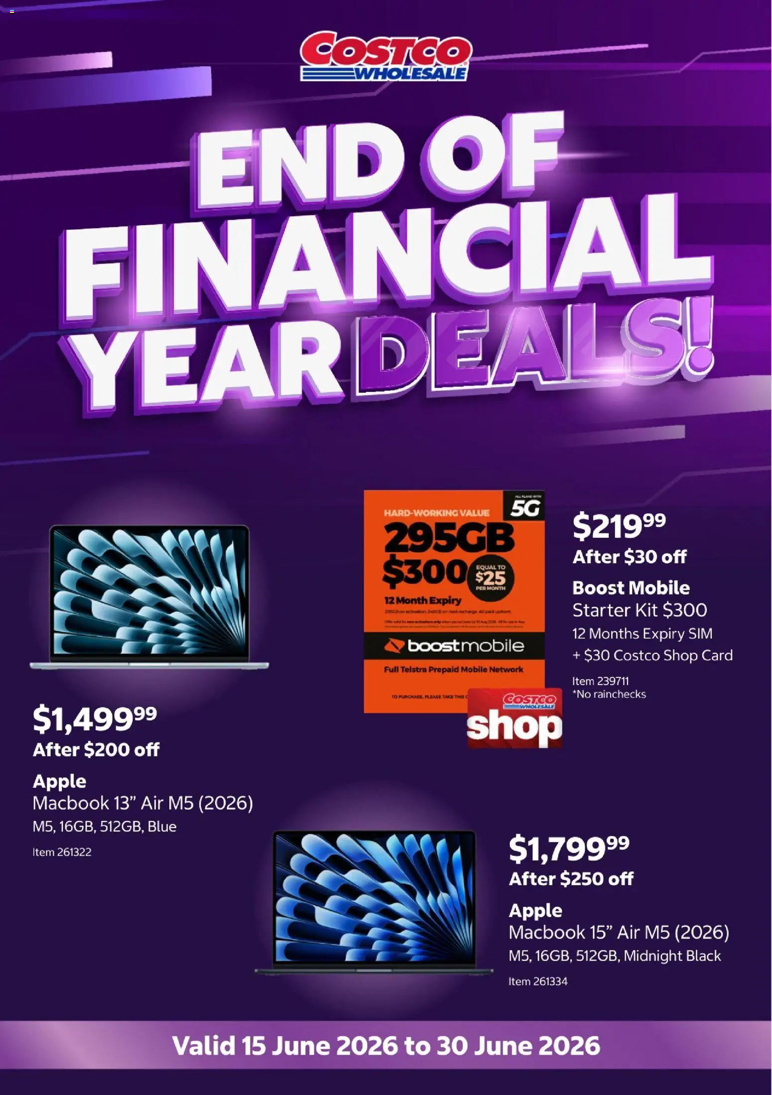 ﻿Costco catalogue from 15/06/2026 > Big discounts