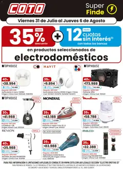 Vista previa Coto ofertas válido desde el 31/07/2026
