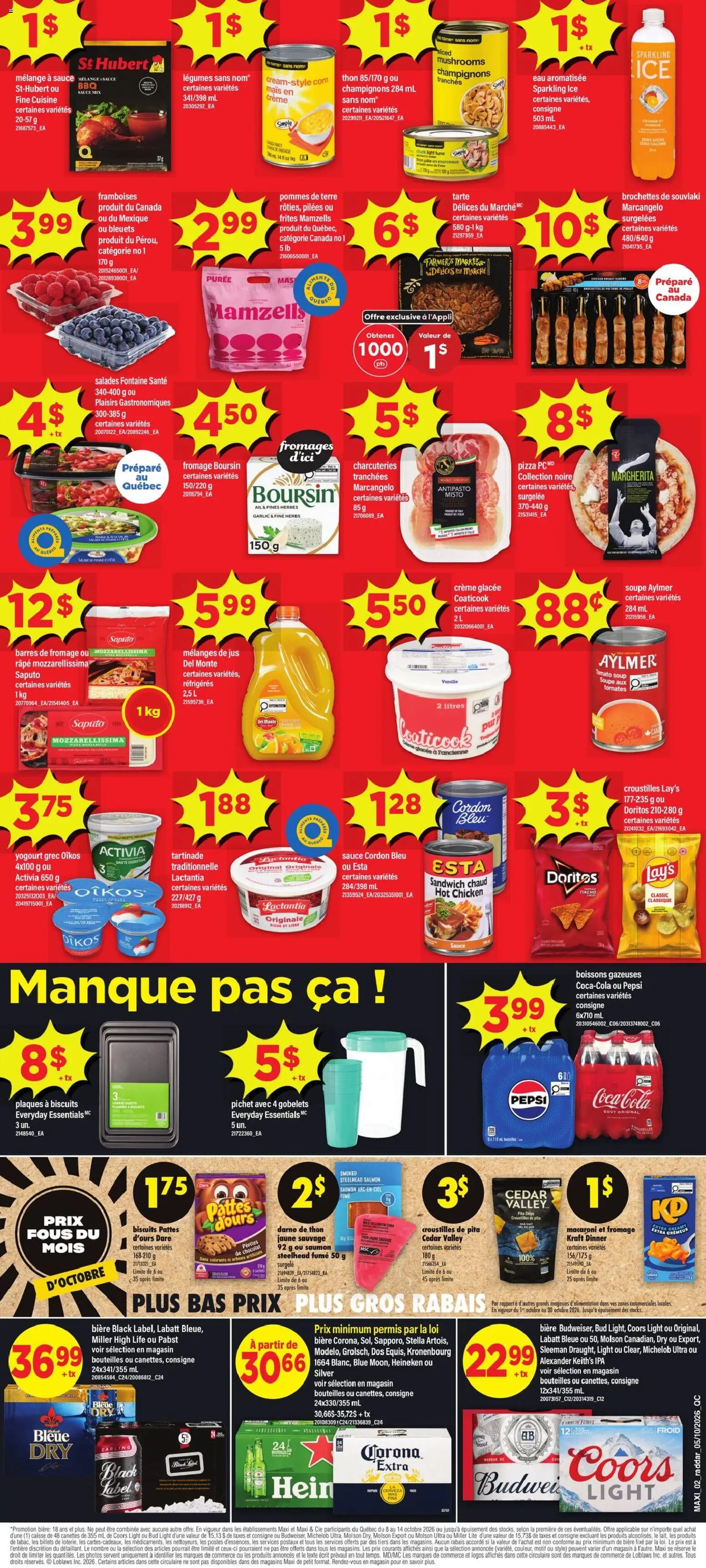 Maxi flyer valid from Oct 8, 2026 | Page: 2
