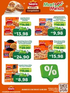 Mart Minas ofertas Seara - Pré-Visualização do folheto da loja Mart Minas, válido de 01/09/2026