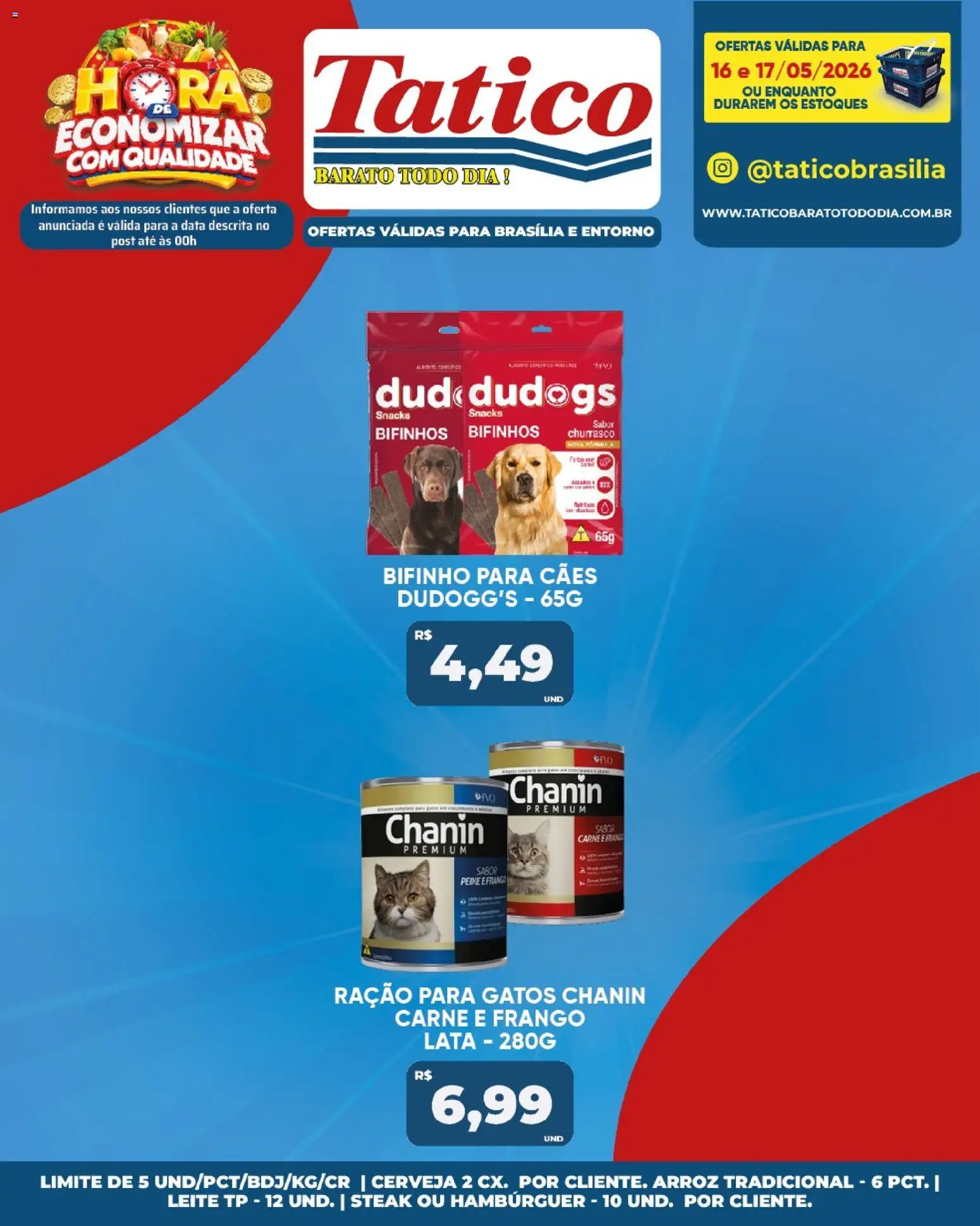 Tatico Folheto - válido de 16.05.2026 | Página: 25 | Produtos: Leite, Cerveja, Arroz, Carne