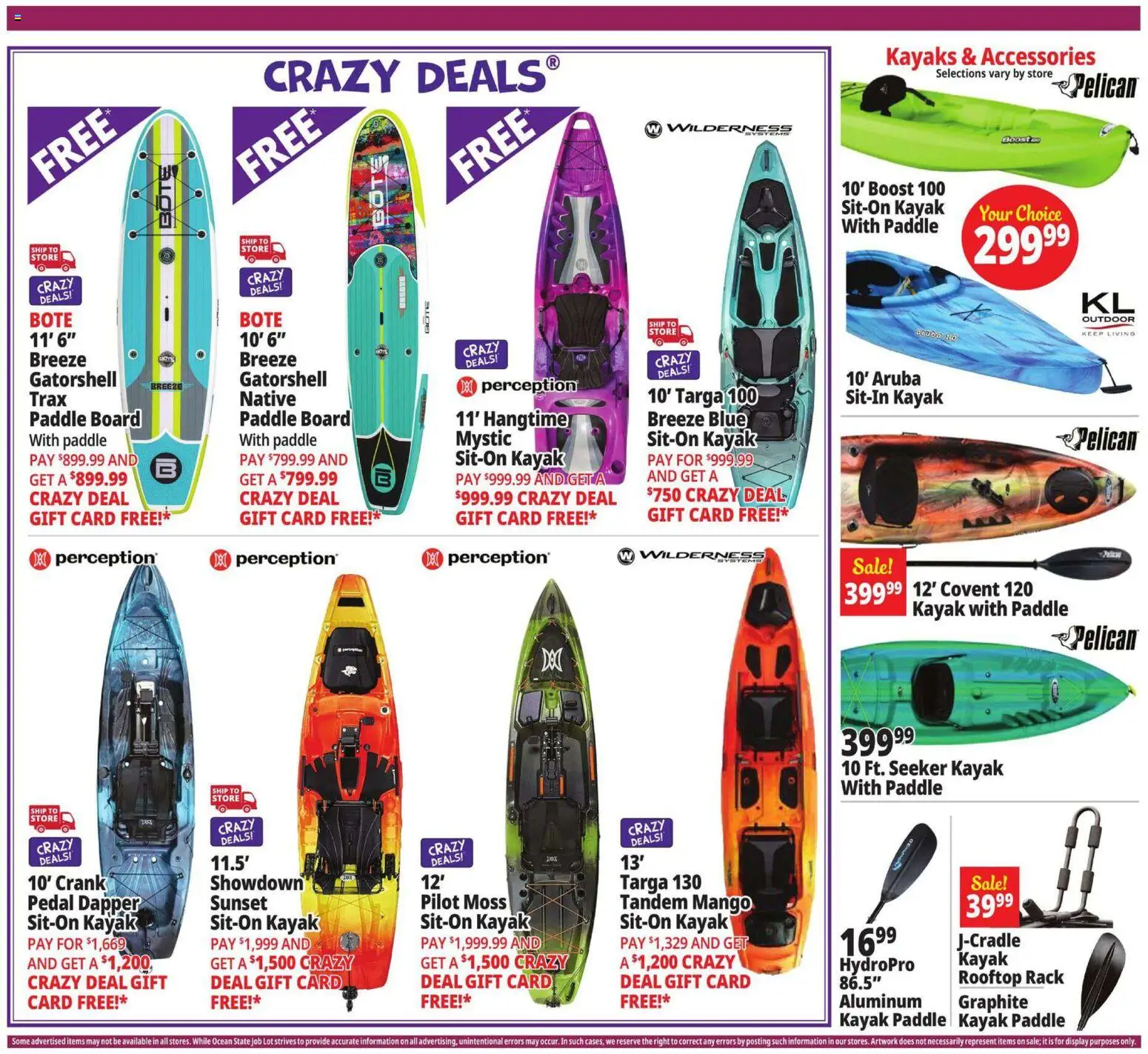 Ocean State Job Lot Weekly Ad - valid from 30.04.2026 | Page: 21 | Products: Kayak, Mango