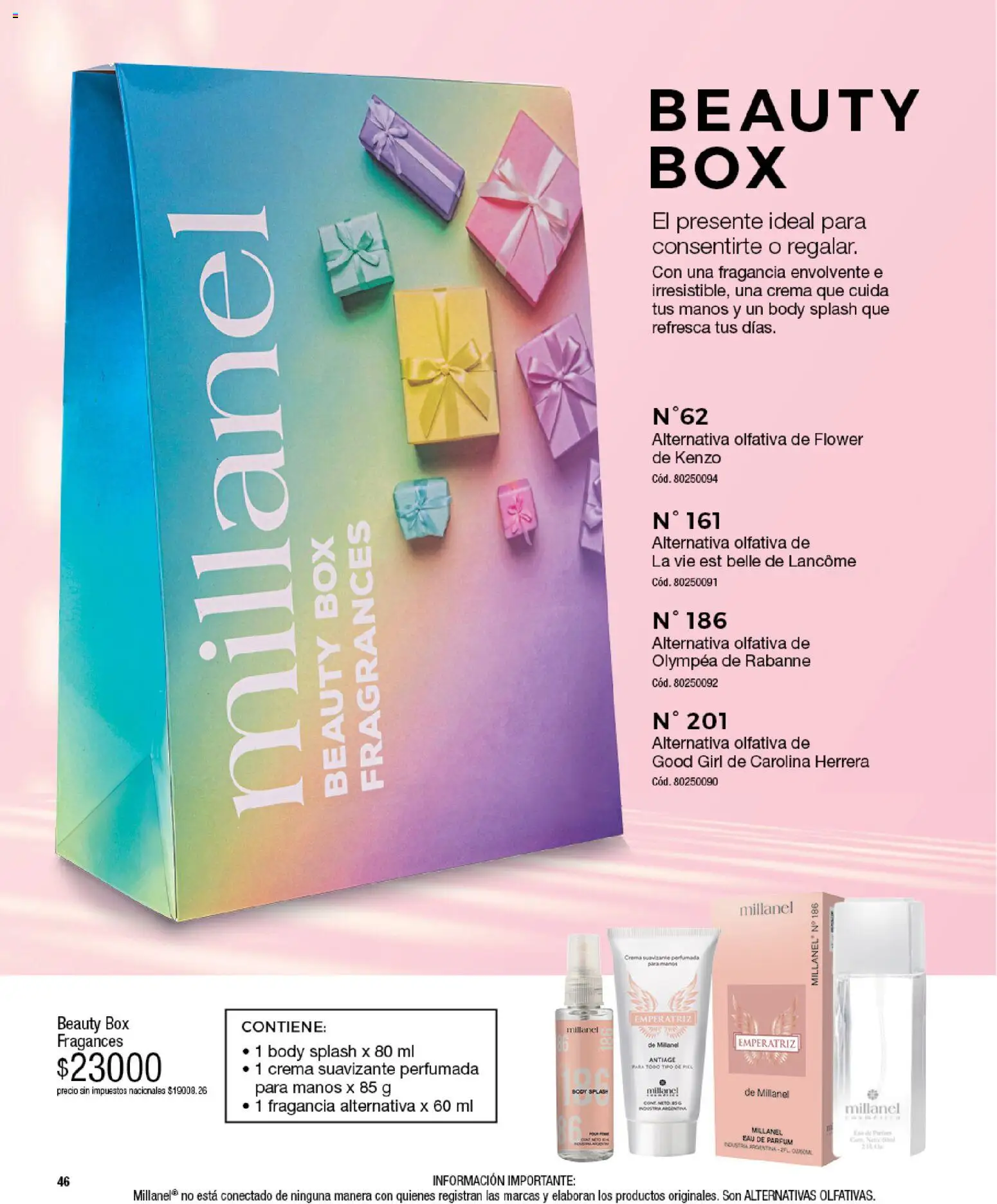 Millanel catálogo │ válido desde el 14/09/2026 | Página: 46 | Productos: Body, Fragancia, Suavizante, Crema