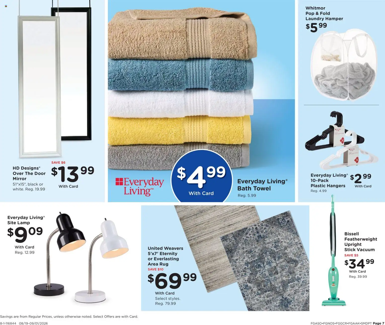 Fred Meyer Home & Apparel - valid from 08/19/2026 | Page: 7 | Products: Vacuum, Bath, Mirror, Lamp