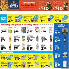 Preview of Hannaford weekly ads valid from 08/30/2026 | Page: 10 | Products: Cider, Shampoo, Tampons, Fruit