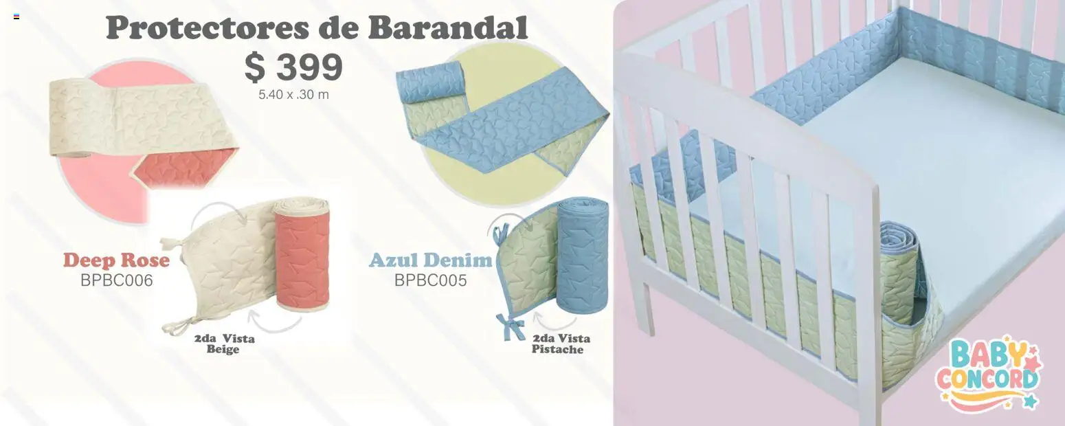Nuevas ofertas de Colchas Concord válidas en toda la República Mexicana desde el 01/02/2026. ¡Encuentra las mejores ofertas en Colchas Concord catálogo Baby! | Página: 21