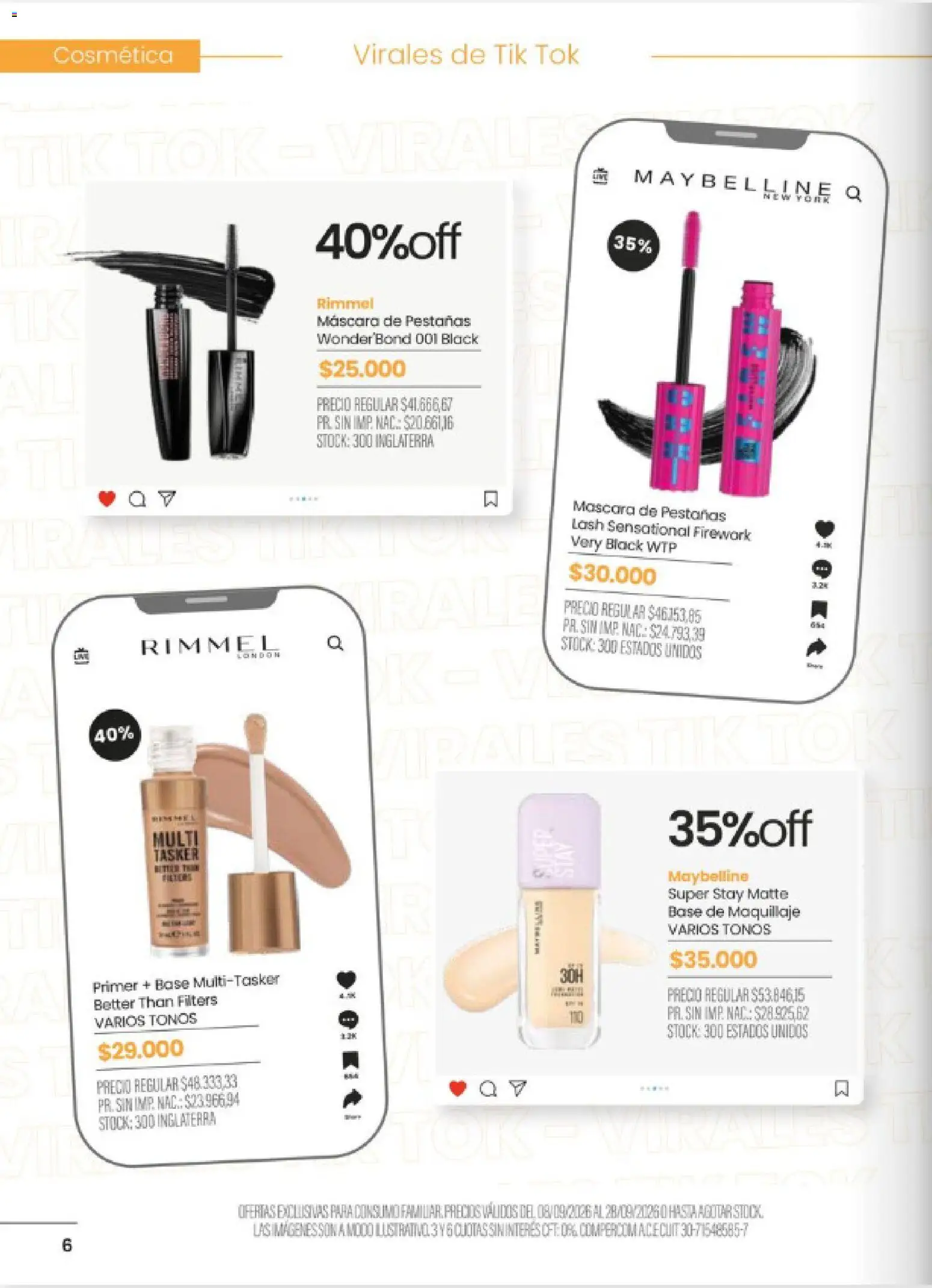 Pigmento - Glow De Primavera │ válido desde el 08/09/2026 | Página: 6 | Productos: Base de maquillaje, Maquillaje, Máscara, Mascara de pestañas