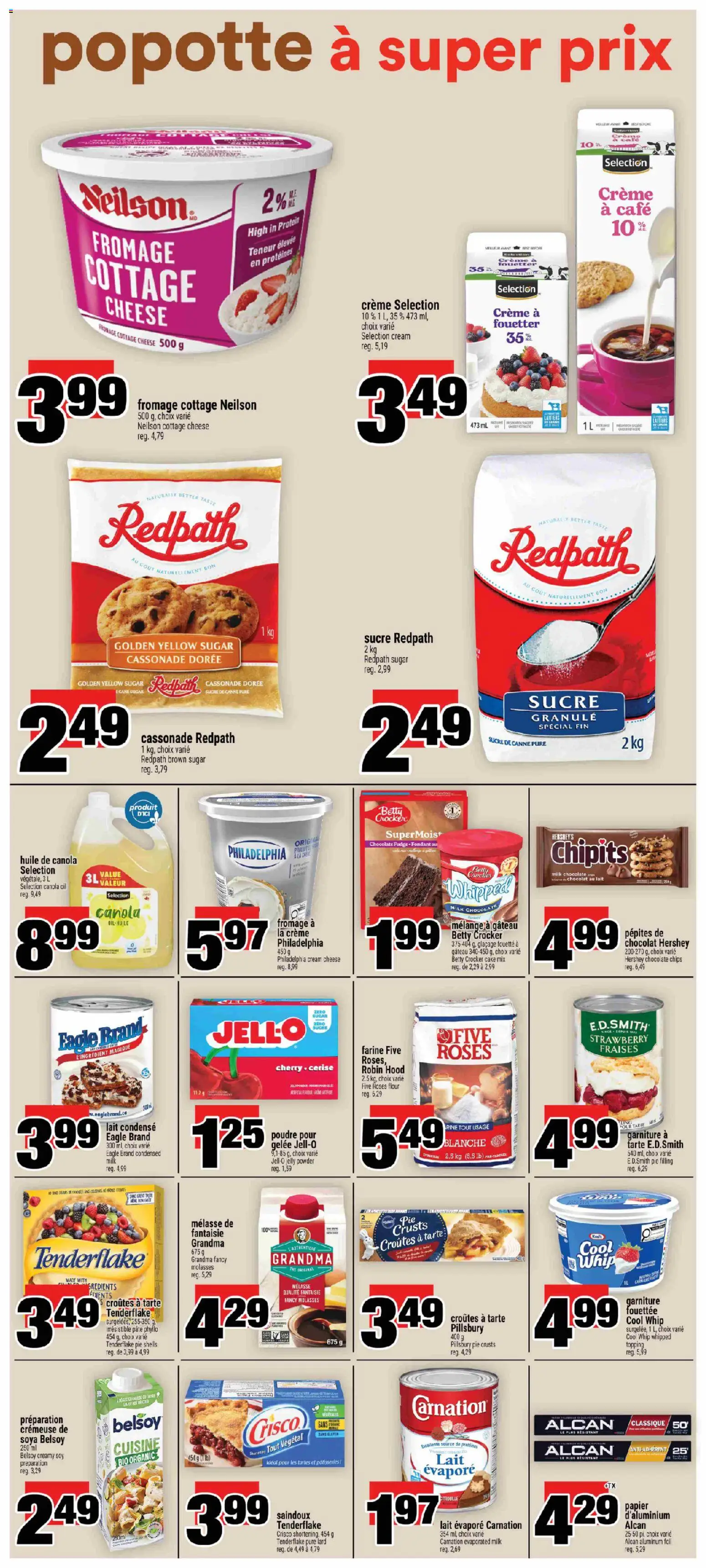 Super C flyer valid from Oct 1, 2026 | Page: 10 | Products: Chips, Sugar, Cream cheese, Cake