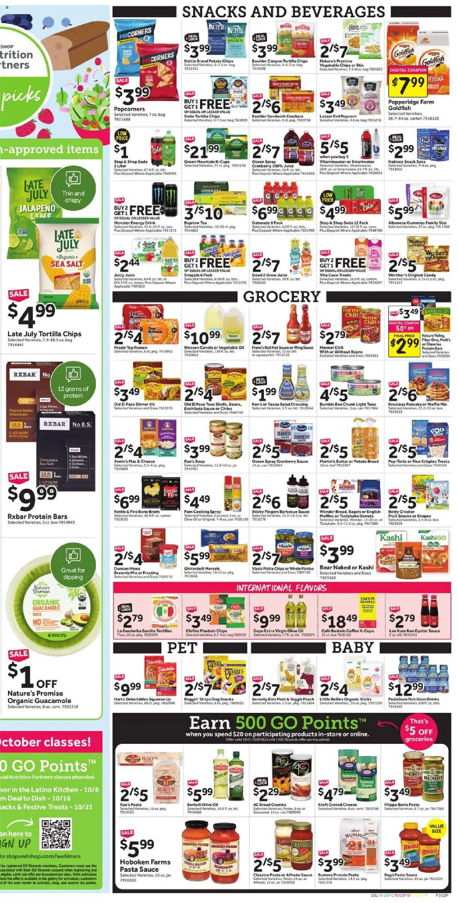 Stop & Shop Weekly Ad - valid from 10/02/2026 | Page: 6 | Products: Box, Potato chips, Butter, Sauce