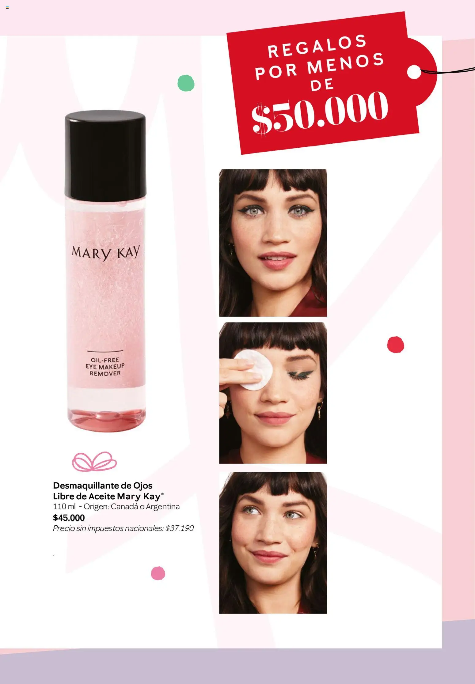 Mary Kay - ¡Día de la Madre! │ válido desde el 23/09/2026 | Página: 39 | Productos: Aceite, Desmaquillante de ojos, Desmaquillante