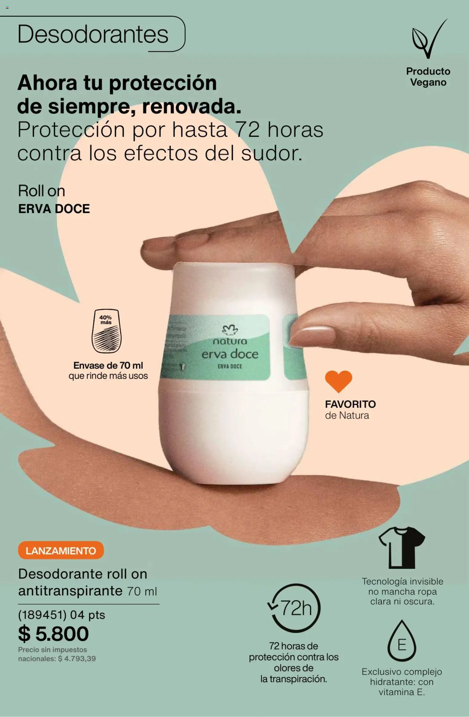Catálogo Natura Ciclo 3 │ válido desde el 09/02/2026 | Página: 203 | Productos: Desodorante, Antitranspirante, Ropa