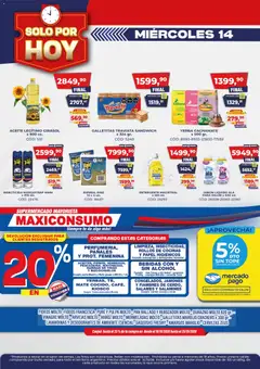 Vista previa Maxiconsumo - ¡SOLO POR HOY! válido desde el 14/10/2026