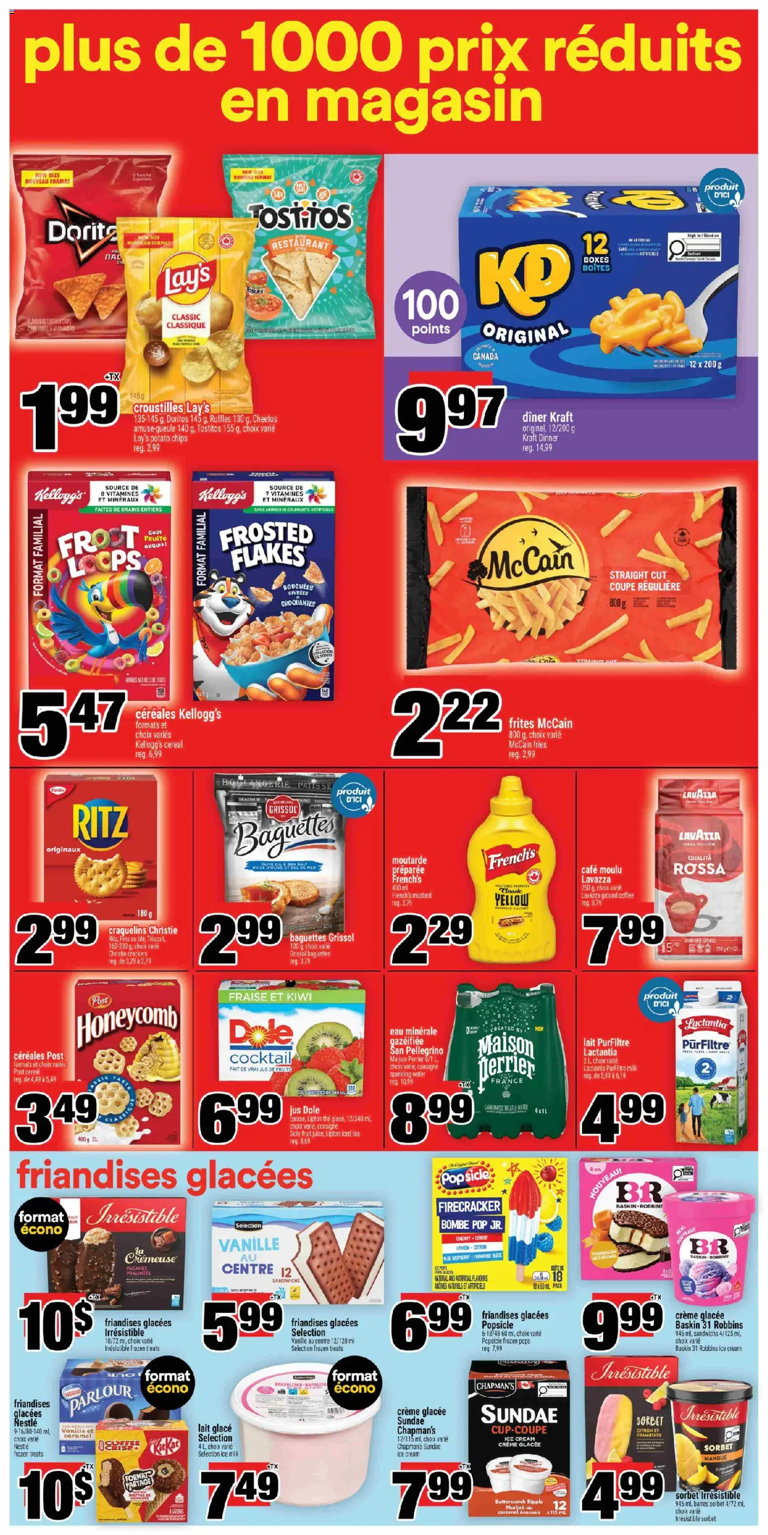 Super C flyer valid from Jul 23, 2026 | Page: 9 | Products: Tea, Cream, Flakes, Ice cream
