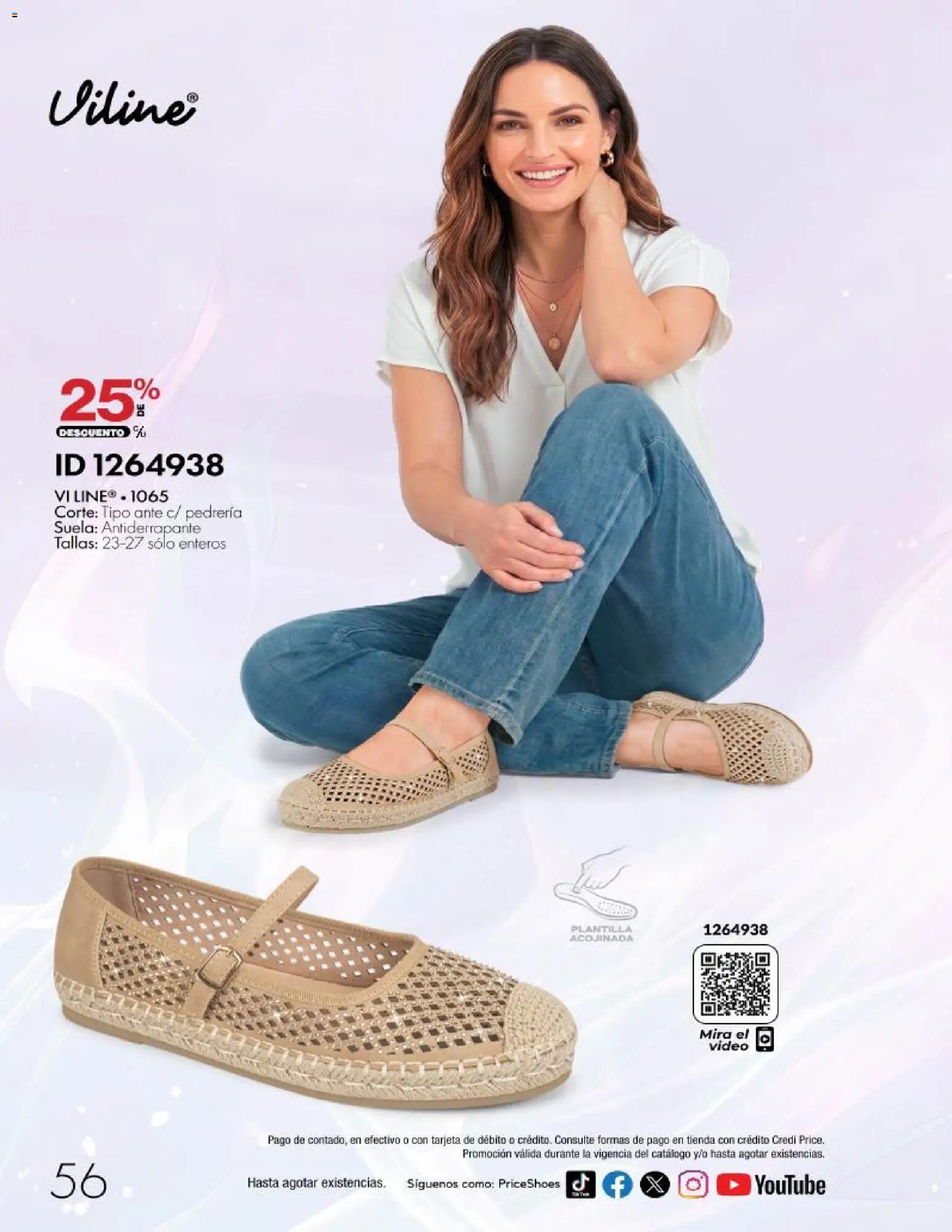 Nuevas ofertas de Price Shoes válidas en toda la República Mexicana desde el 28/10/2026. ¡Encuentra las mejores ofertas en Price Shoes catálogo 10 pagos sin intereses! | Página: 56