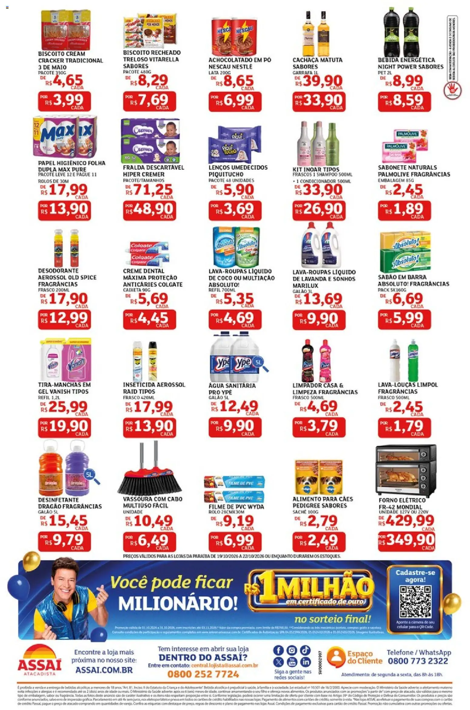 Assaí Atacadista Folheto - válido de 19/10/2026 | Página: 2