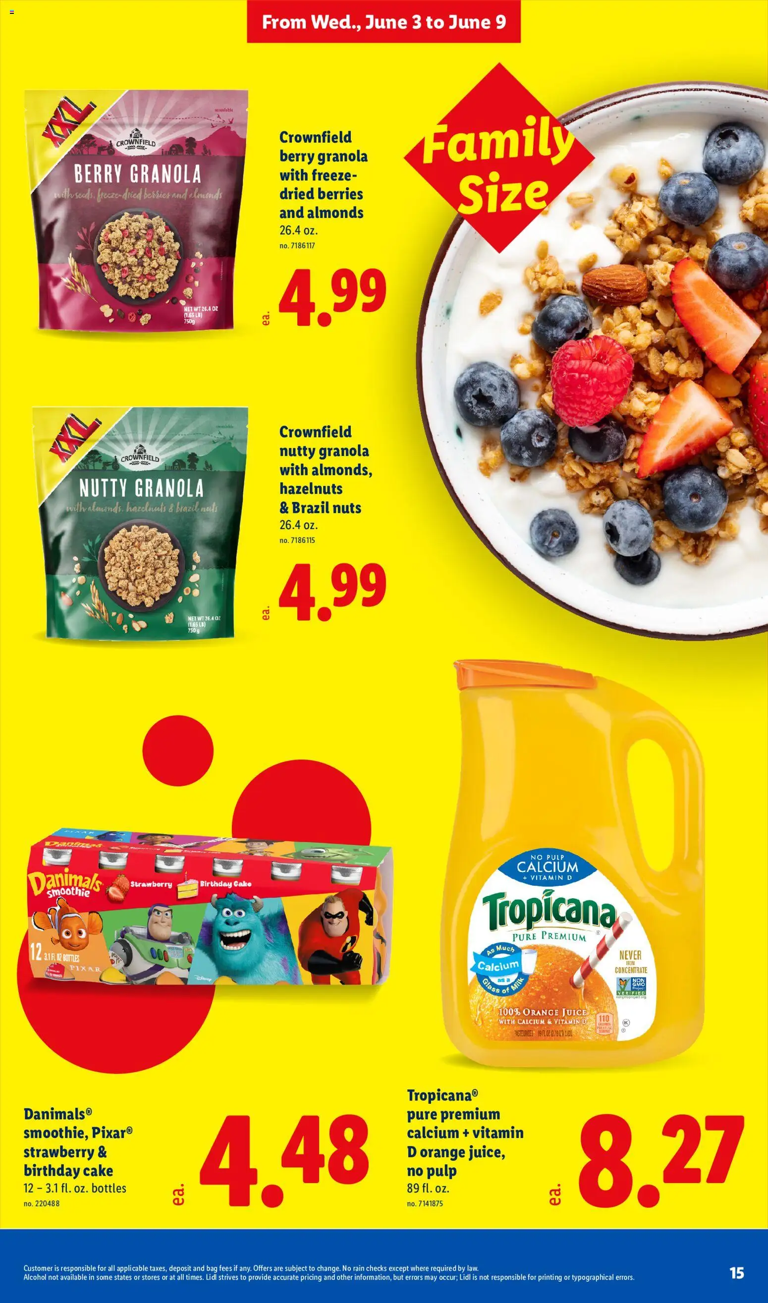 Lidl Weekly Ad - valid from 03.06.2026 | Page: 15 | Products: Vitamin, Berries, Juice, Nuts