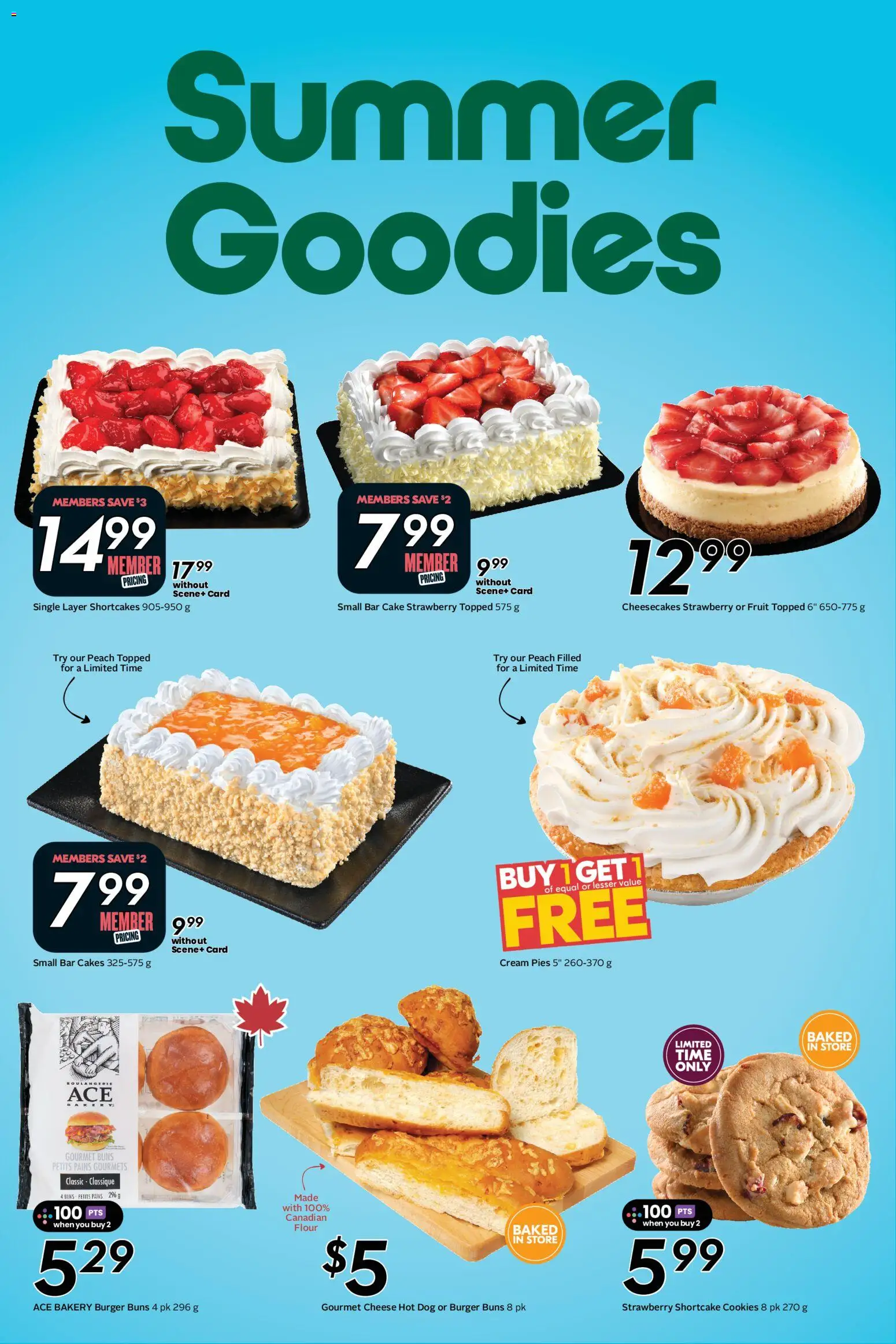 Sobeys flyer valid from Jul 23, 2026 | Page: 16 | Products: Cream, Cookies, Bakery, Cheese