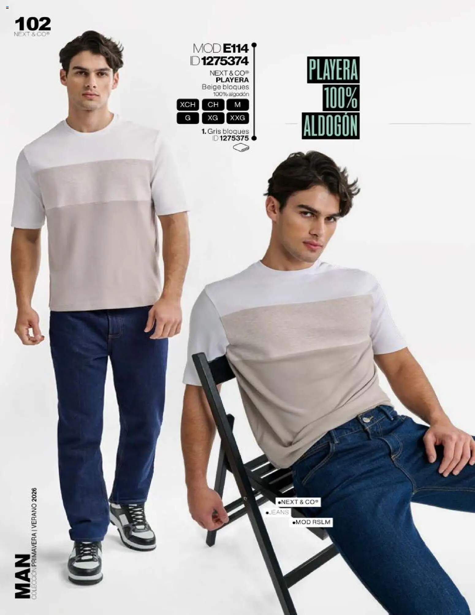 Nuevas ofertas de Price Shoes válidas en toda la República Mexicana desde el 03.04.2026. ¡Encuentra las mejores ofertas en Price Shoes catálogo Man! | Página: 102 | Productos: Algodón, Playera