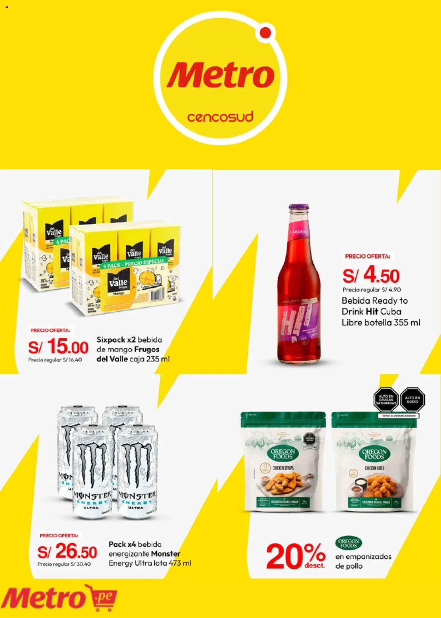 Catálogo Metro válido desde 07/09/2026 | Página: 3 | Productos: Mango, Caja, Pollo