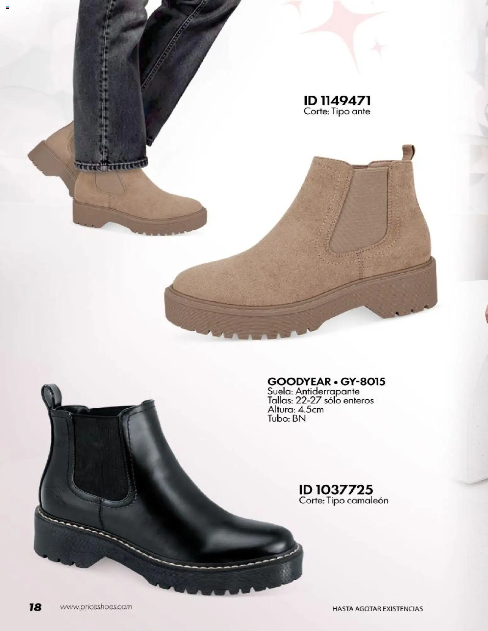 Nuevas ofertas de Price Shoes válidas en toda la República Mexicana desde el 20/10/2026. ¡Encuentra las mejores ofertas en Price Shoes catálogo Good Year! | Página: 18
