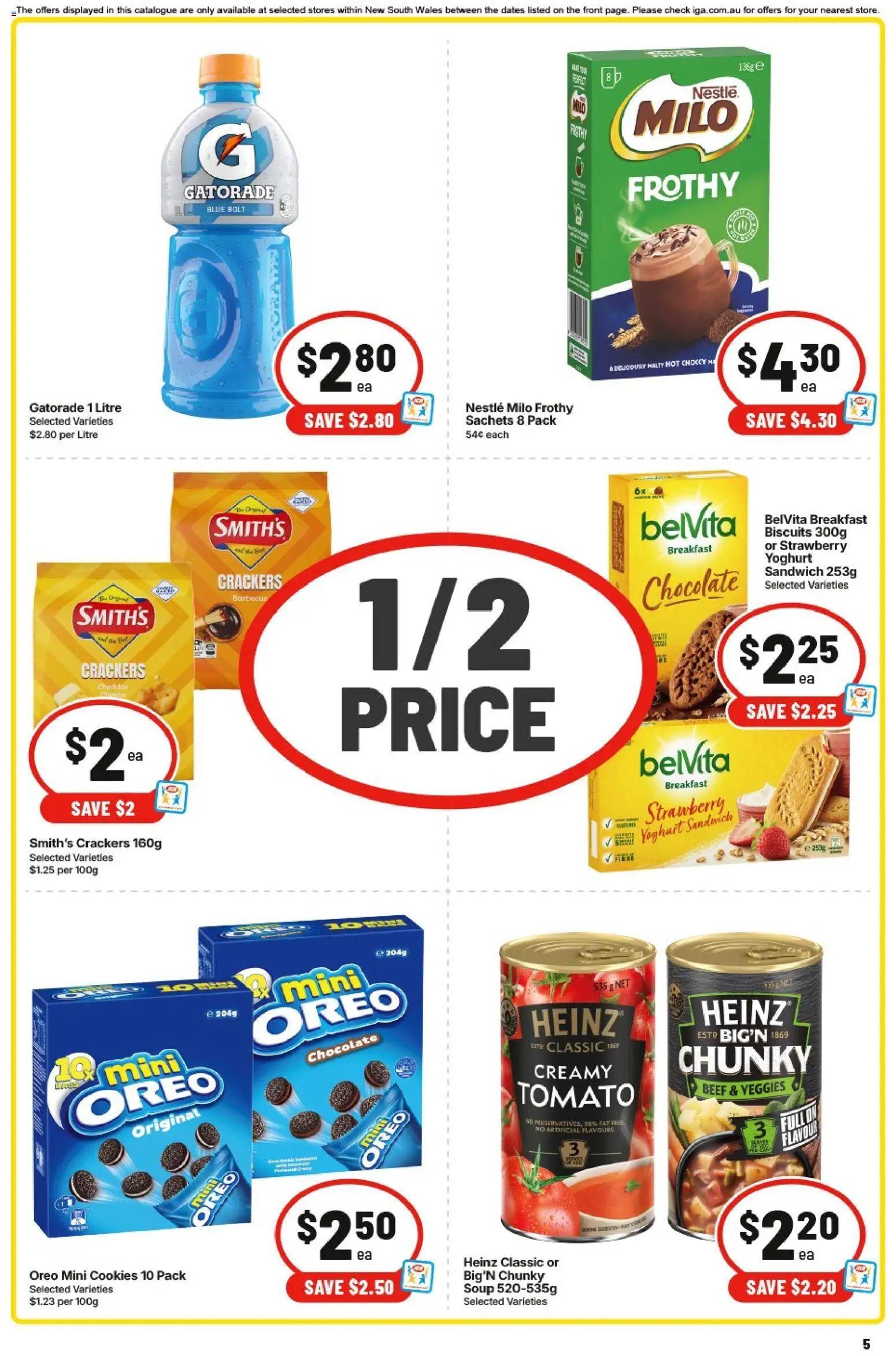 IGA catalogue - valid from 12/08/2026 | Page: 6 | Products: Crackers, Biscuits, Oreo, Soup