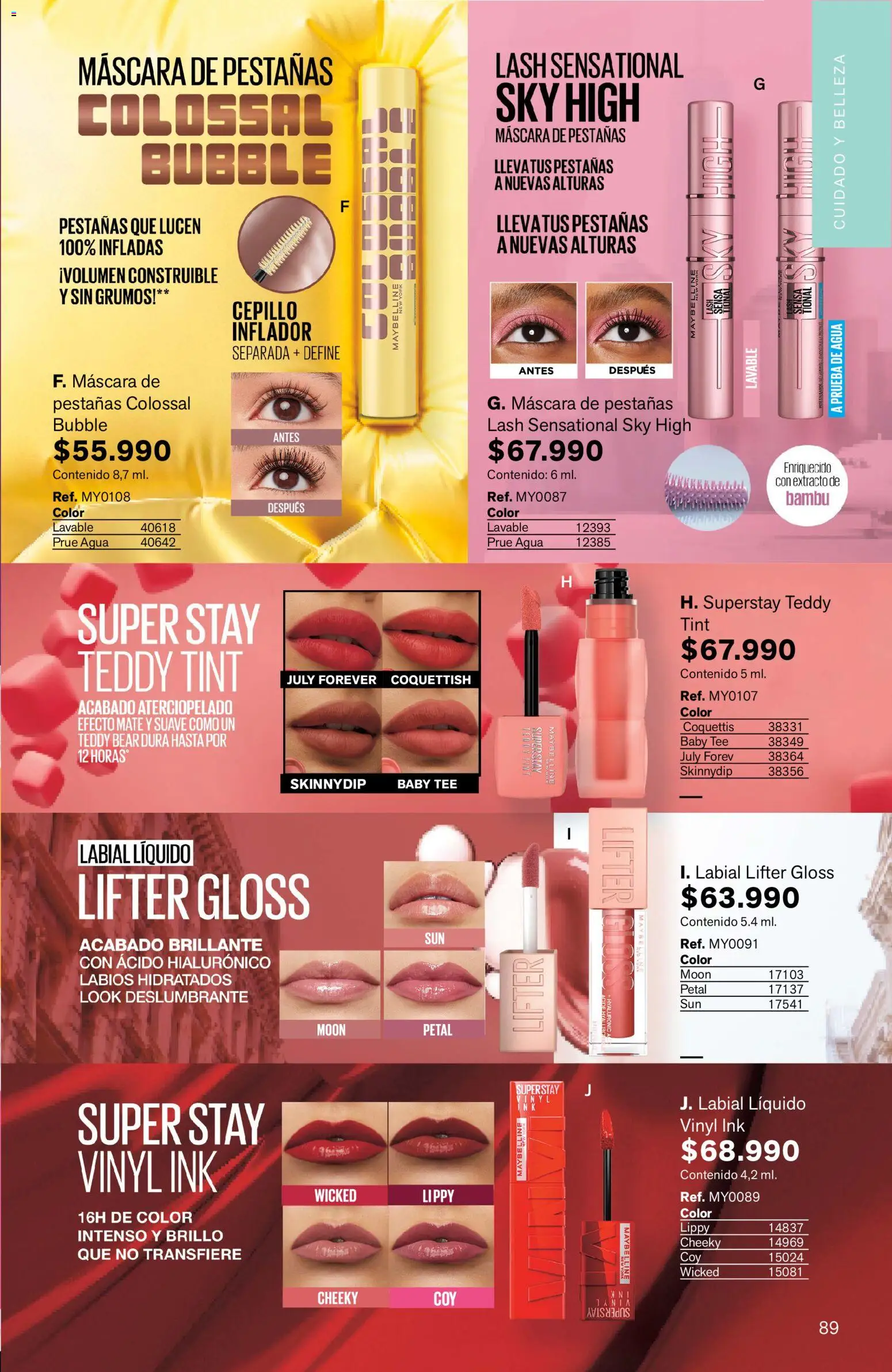 Leonisa revista - valida desde el 15.05.2026 | Página: 89 | Productos: Agua, Inflador, Brillo, Cepillo